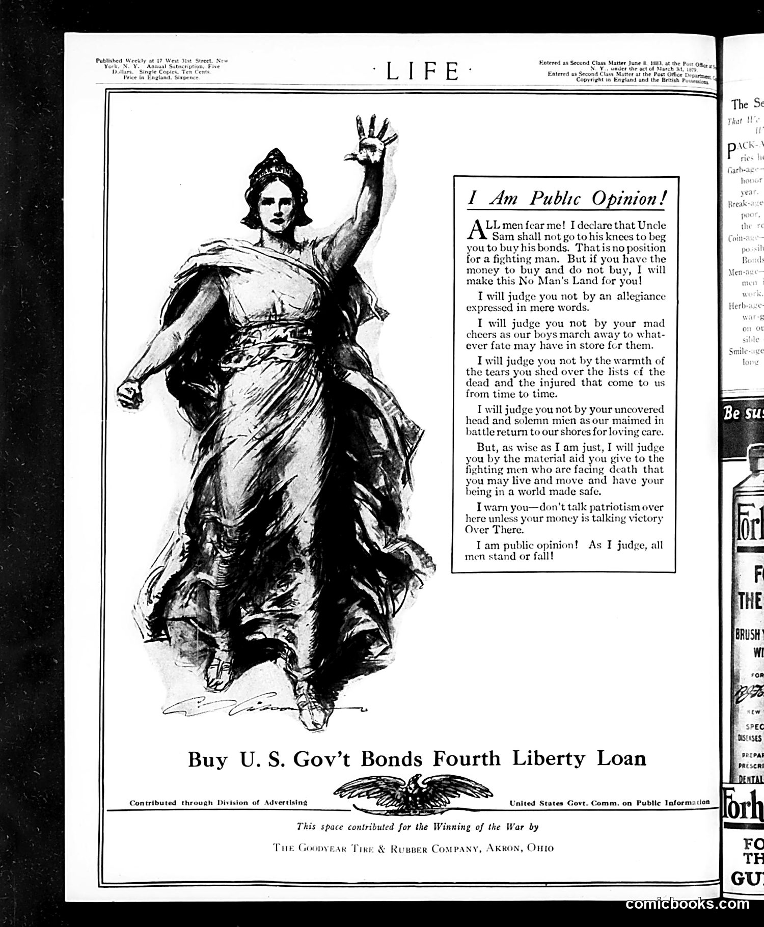 Life — October 3, 1918 — page 2 of 34