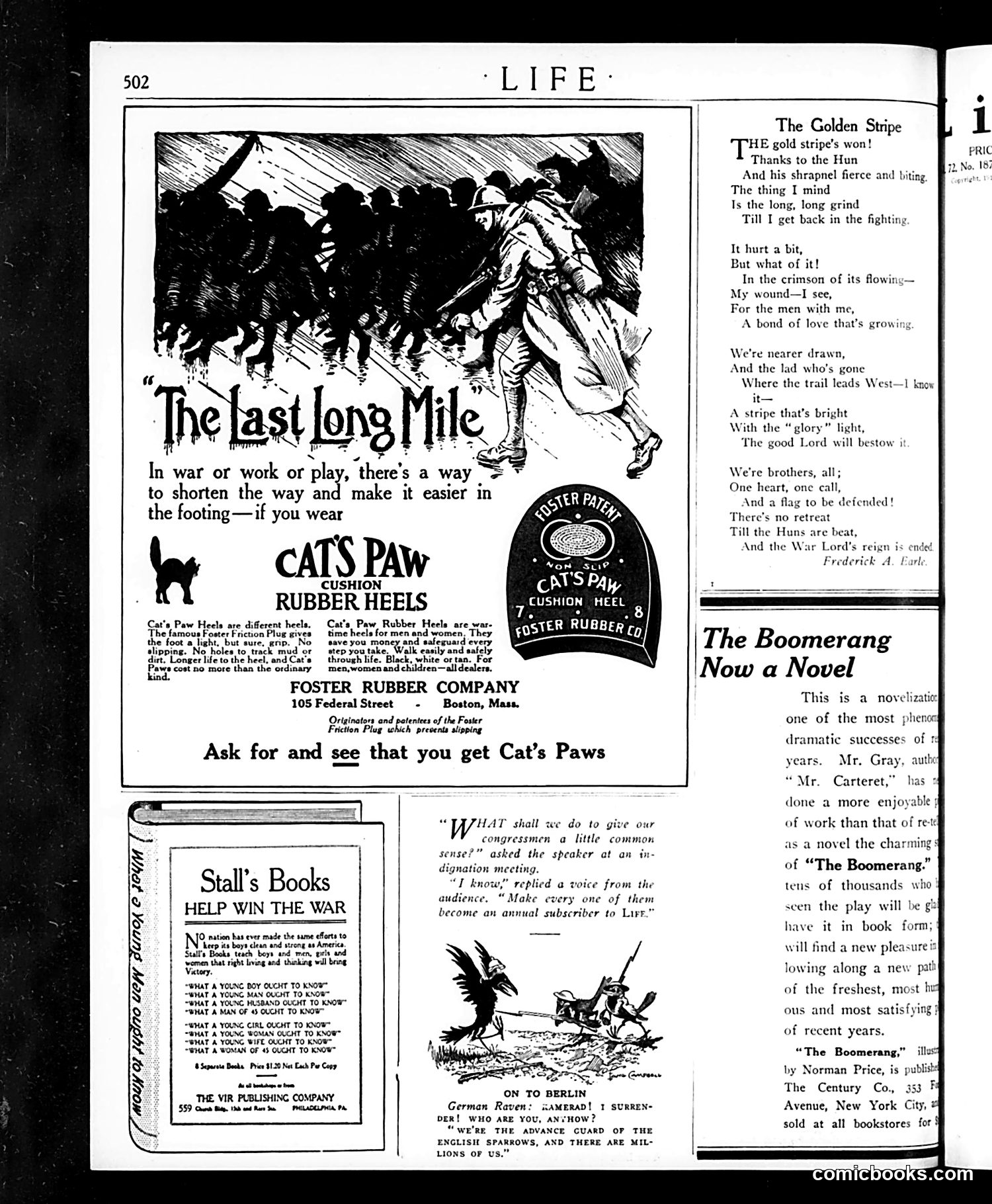 Life — October 3, 1918 — page 34 of 34