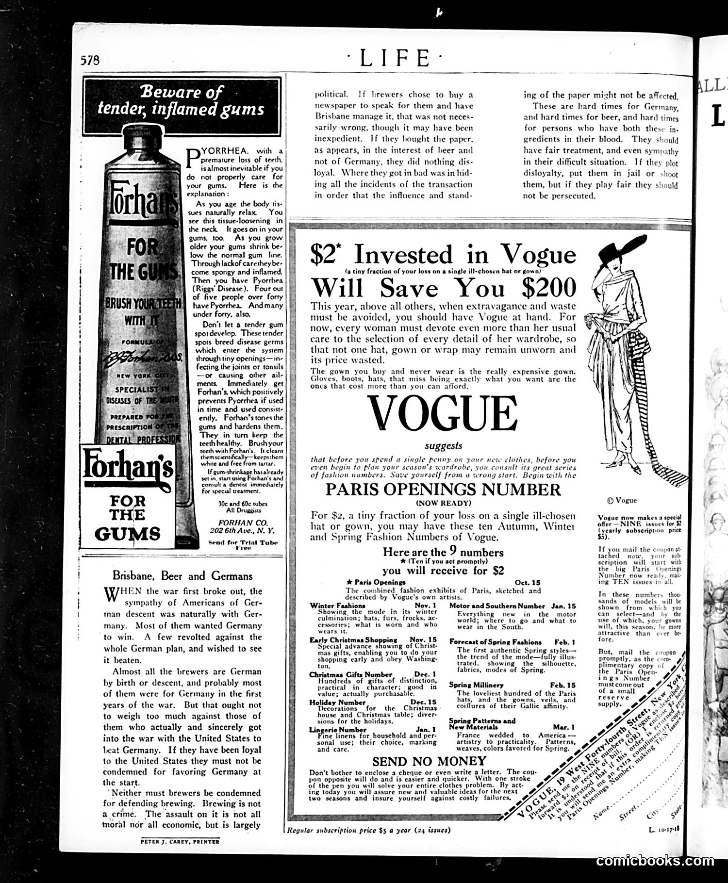 Life — October 17, 1918 — page 38 of 38