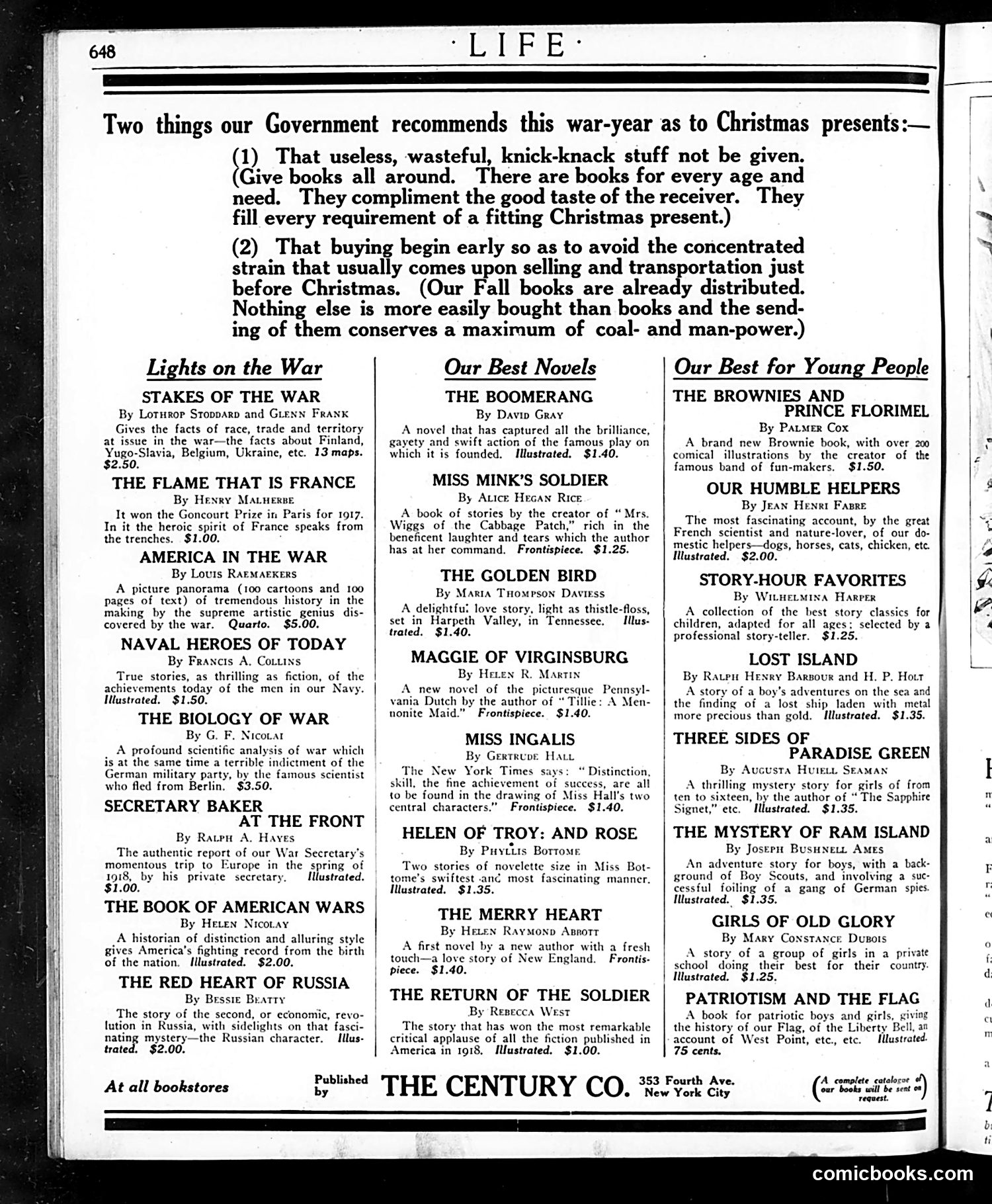 Life — October 31, 1918 — page 32 of 34