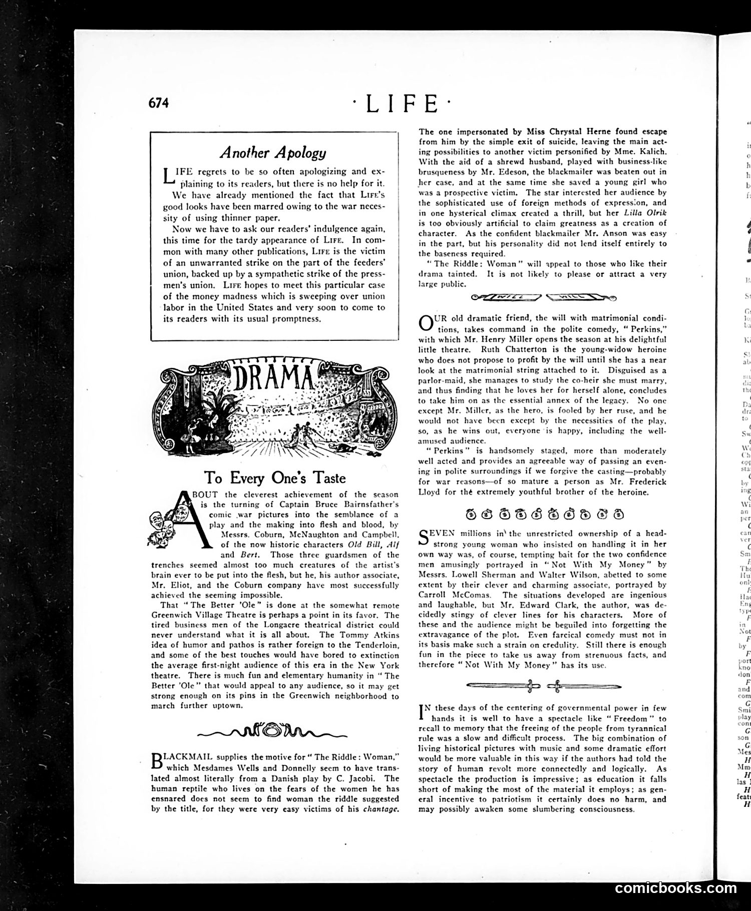 Life — November 7, 1918 — page 20 of 36
