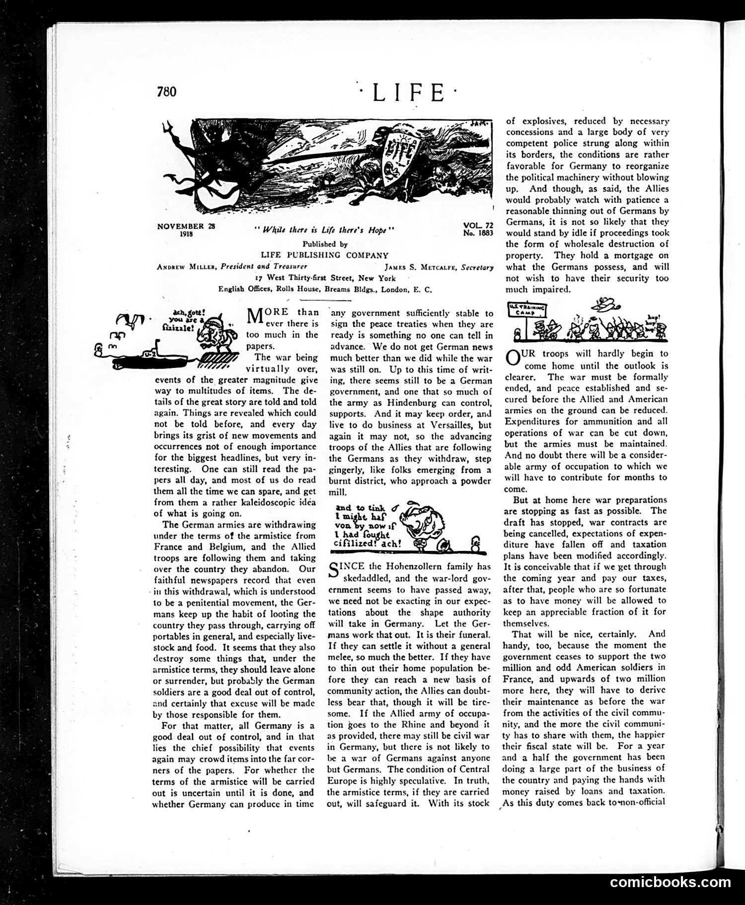 Life — November 28, 1918 — page 16 of 34