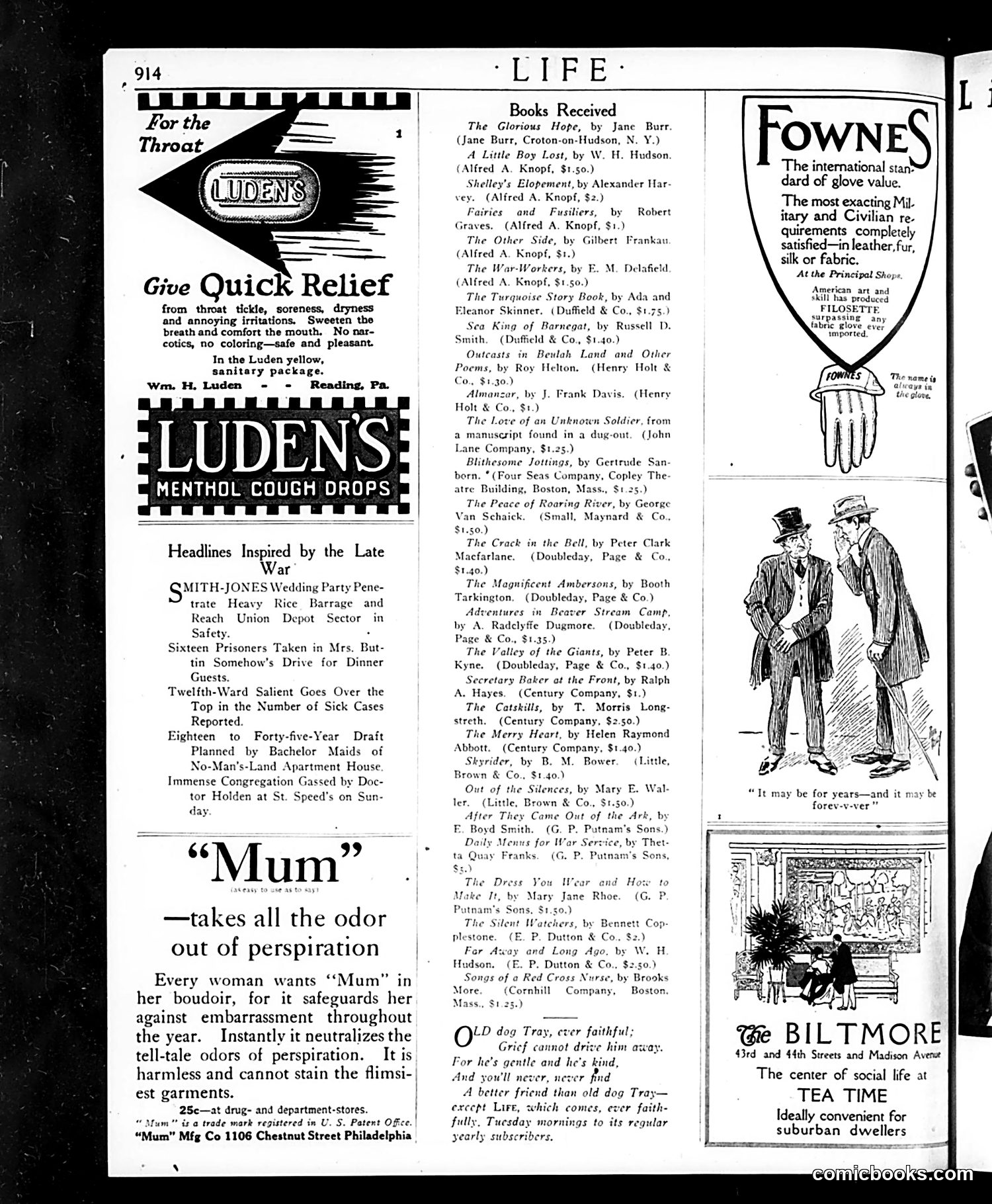 Life — December 12, 1918 — page 34 of 34