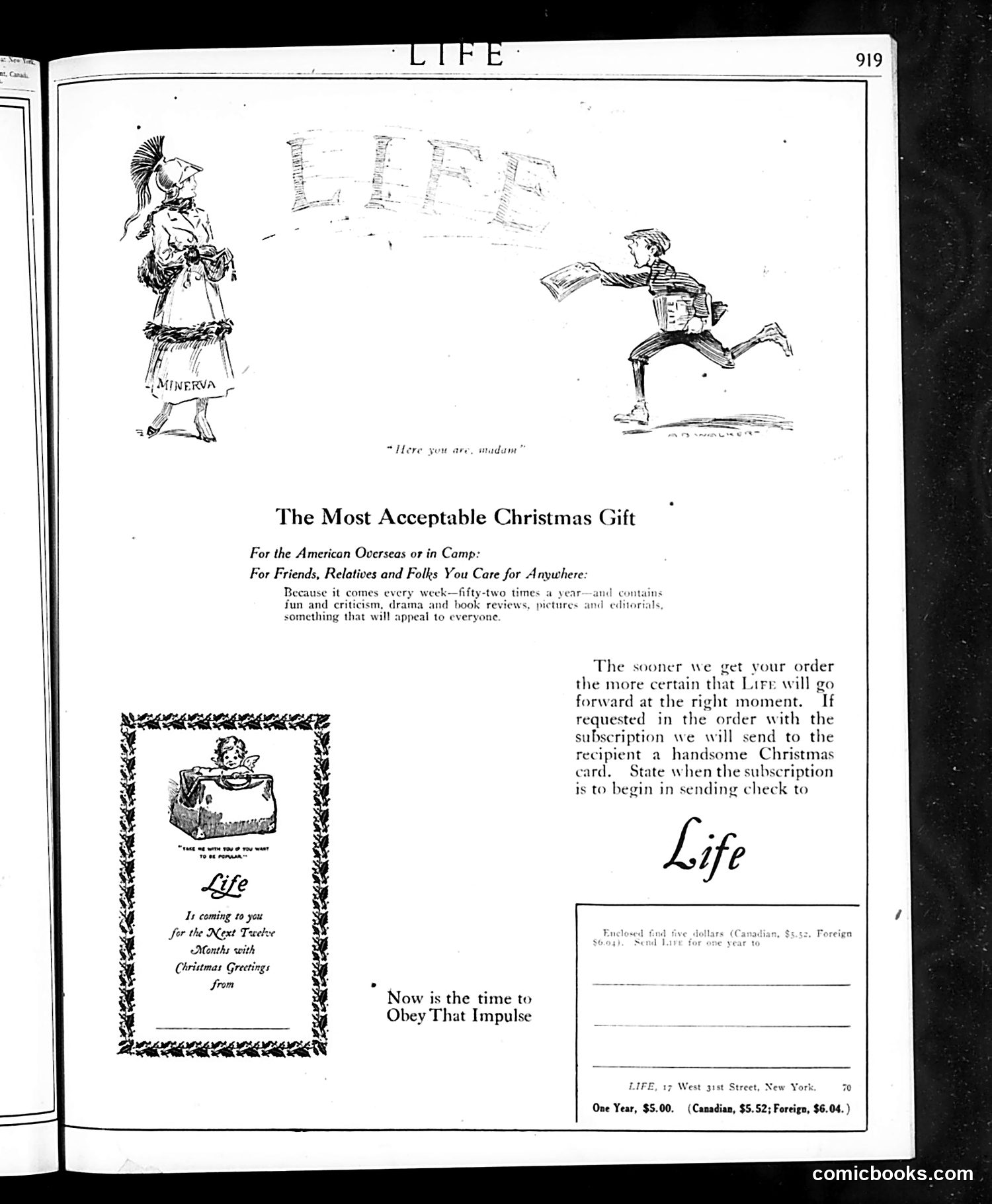 Life — December 19, 1918 — page 3 of 34