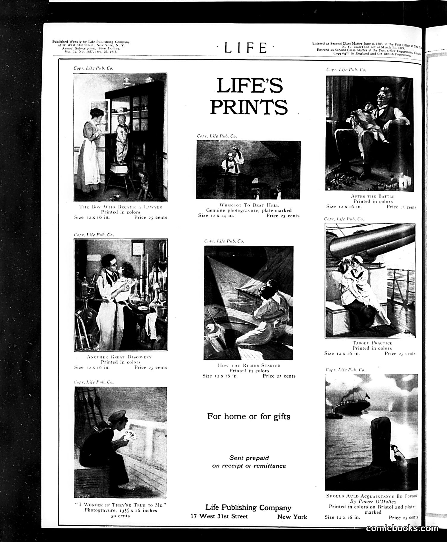 Life — December 26, 1918 — page 2 of 35