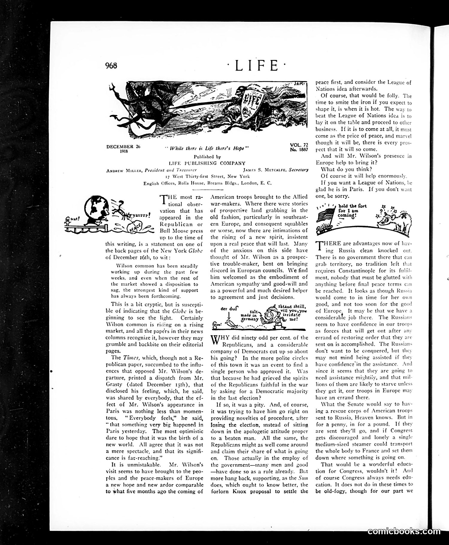 Life — December 26, 1918 — page 16 of 35
