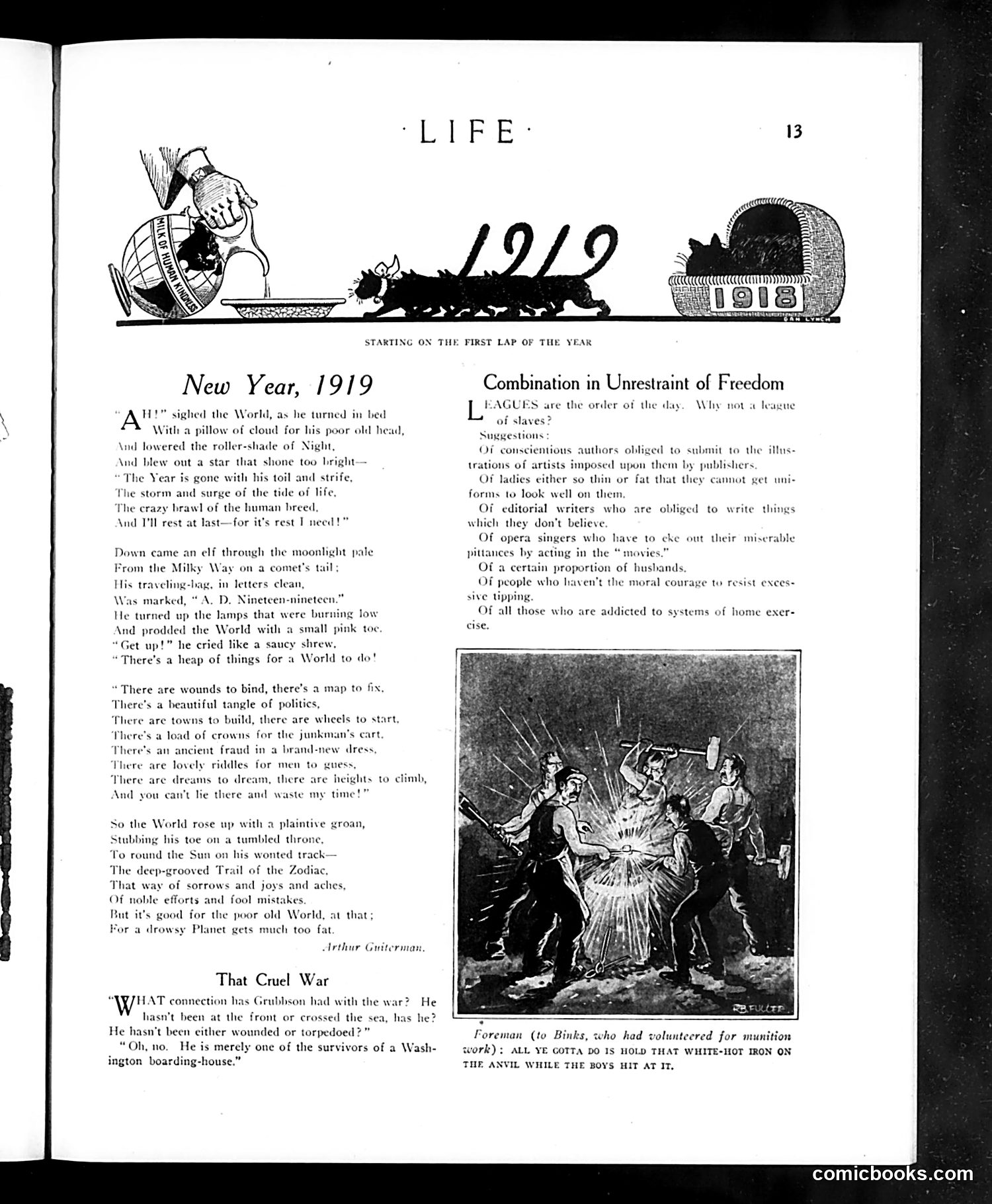 Life — January 2, 1919 — page 13 of 34