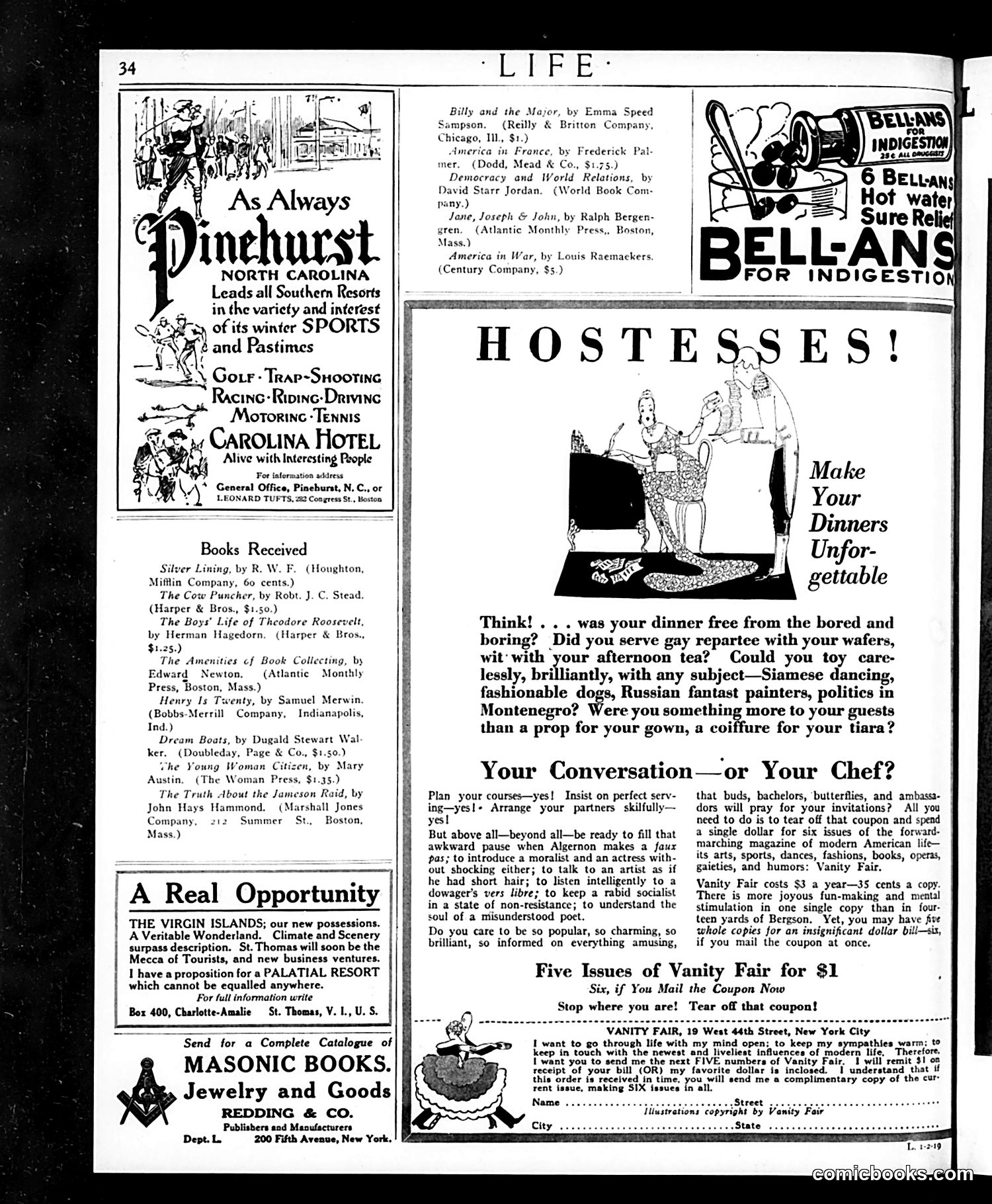 Life — January 2, 1919 — page 34 of 34