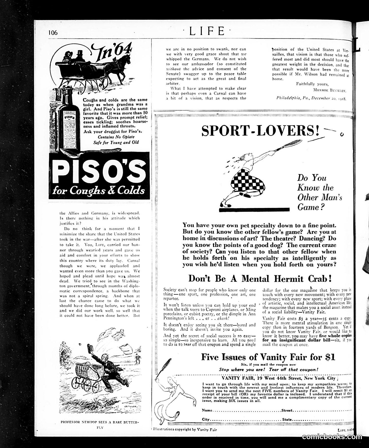 Life — January 16, 1919 — page 34 of 34