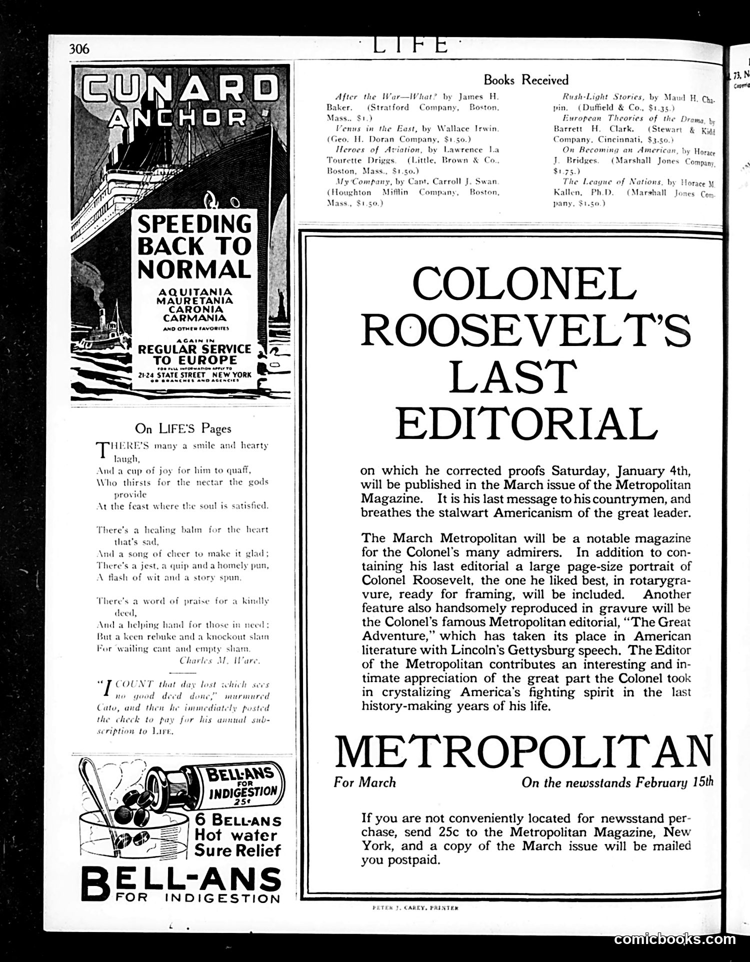Life — February 20, 1919 — page 34 of 34