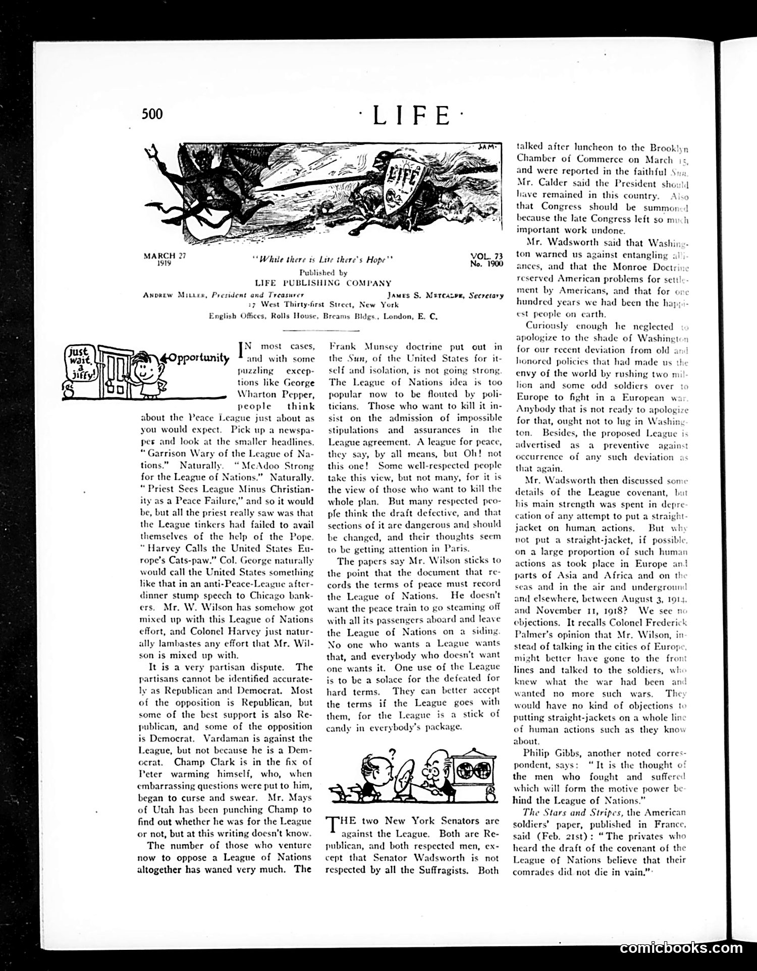 Life — March 27, 1919 — page 20 of 44