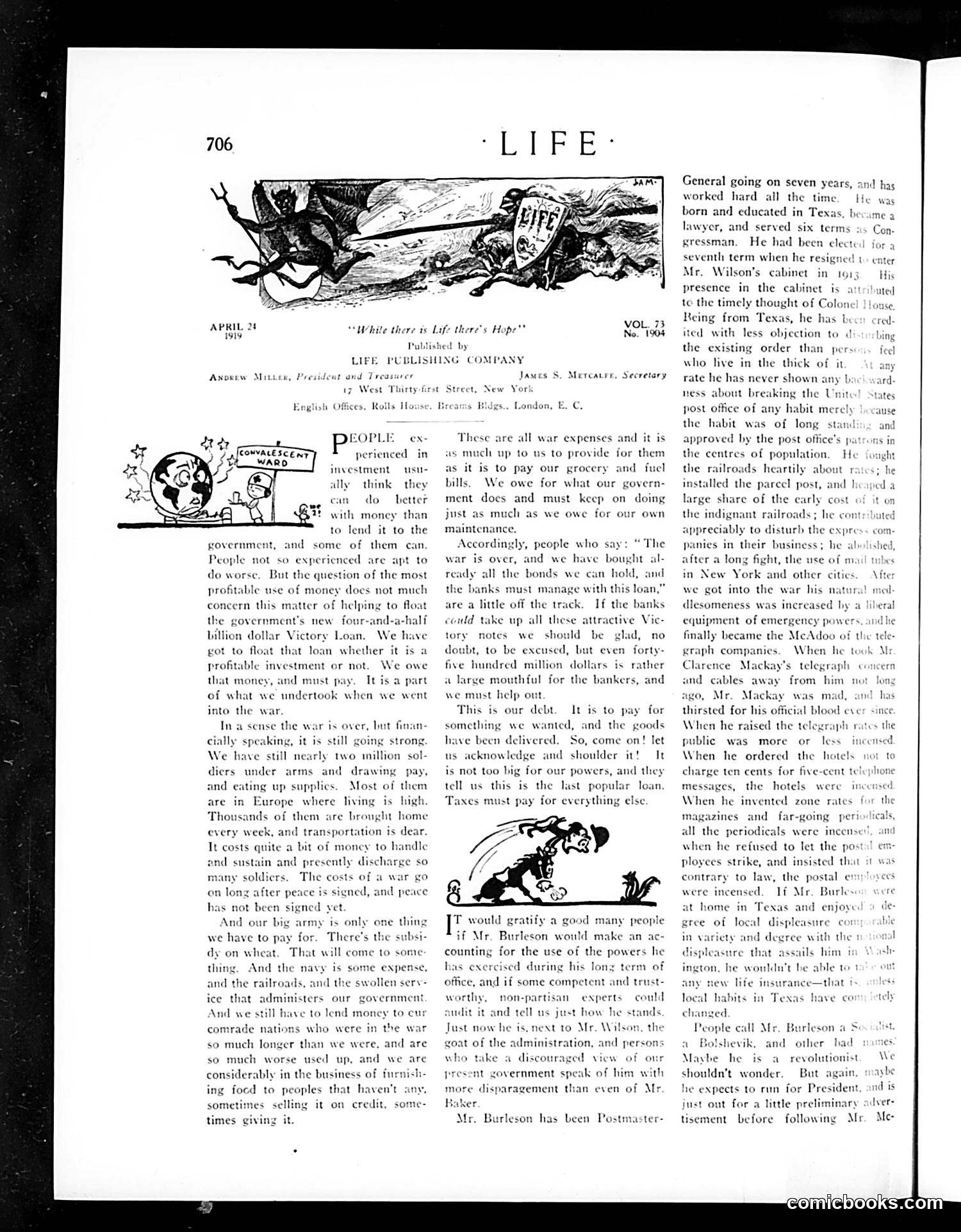 Life — April 24, 1919 — page 22 of 46