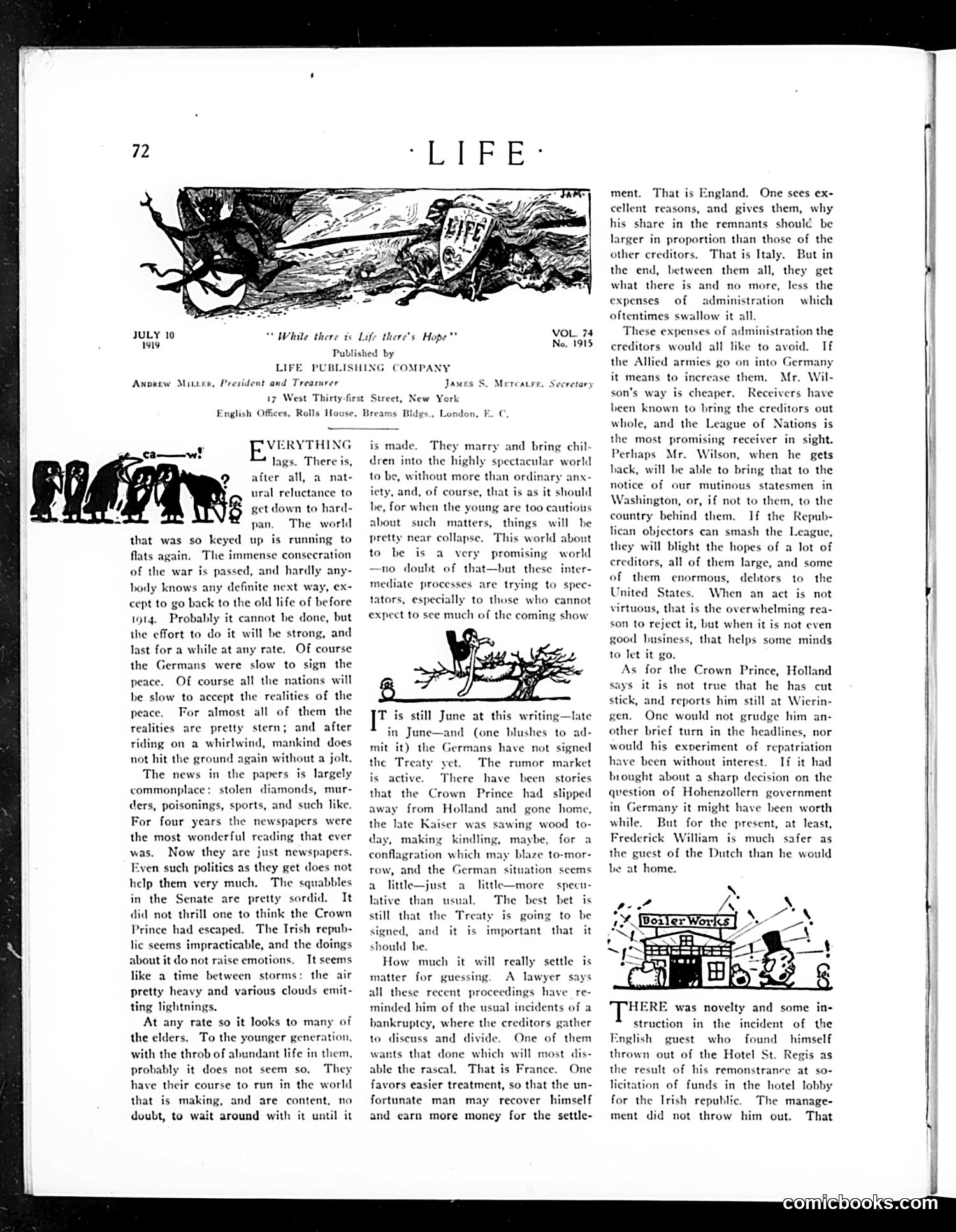 Life — July 10, 1919 — page 20 of 50
