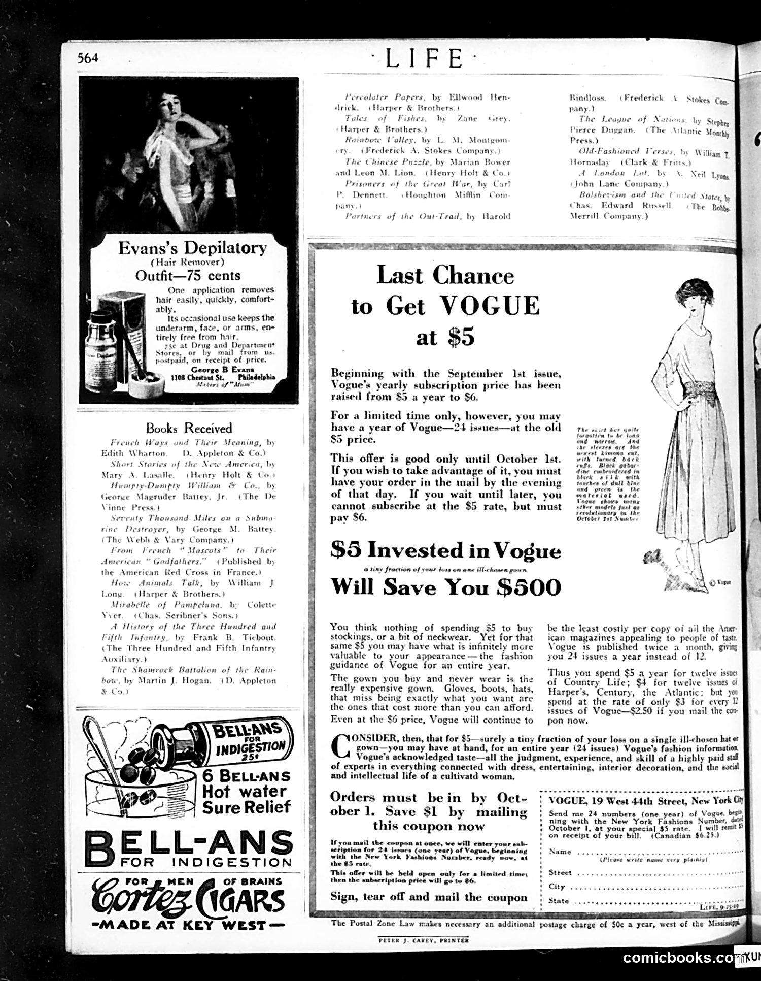 Life — September 25, 1919 — page 38 of 40