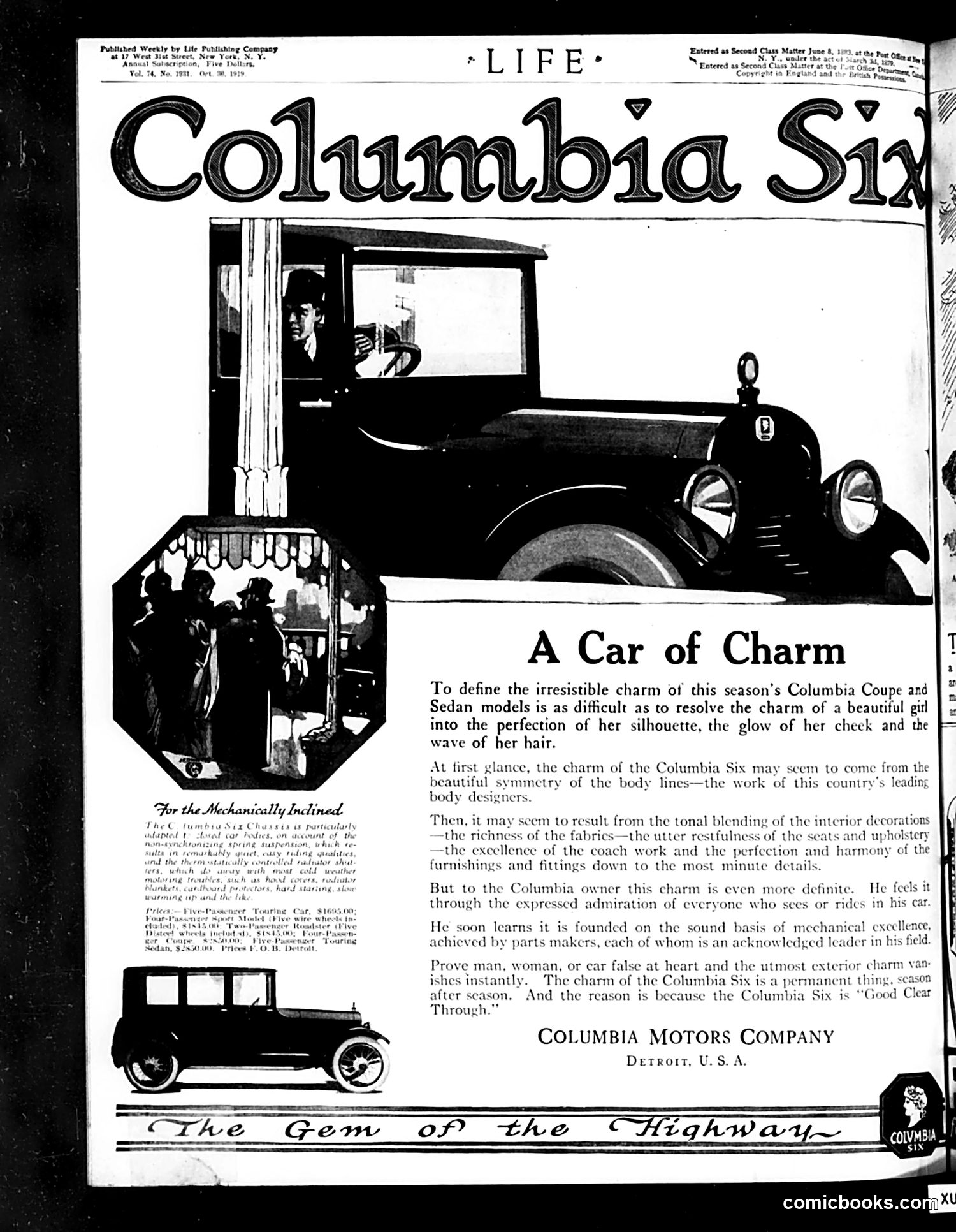 Life — October 30, 1919 — page 2 of 36