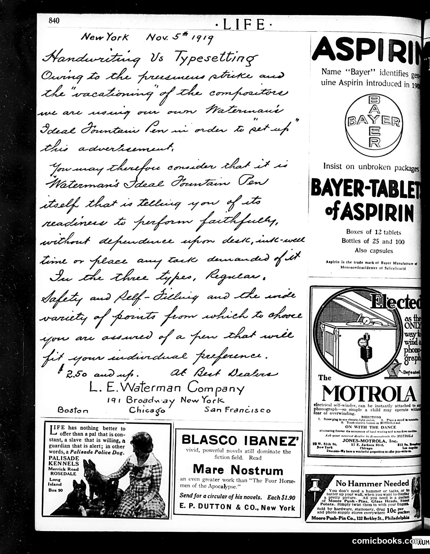 Life — November 13, 1919 — page 34 of 36