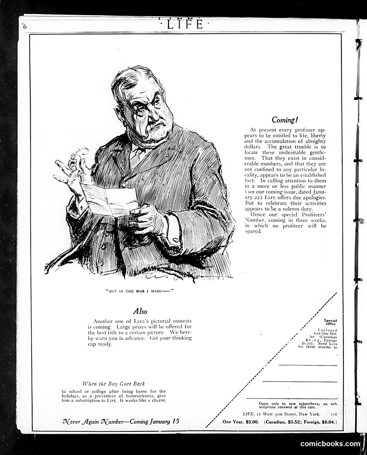Life — January 1, 1920 — page 6 of 48