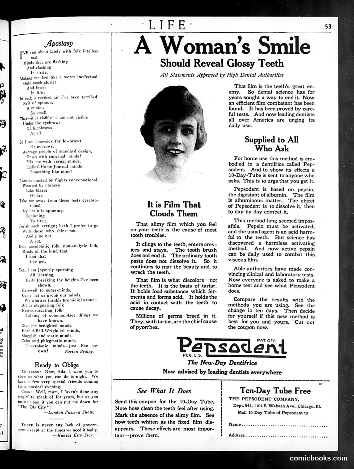 Life — January 8, 1920 — page 5 of 44