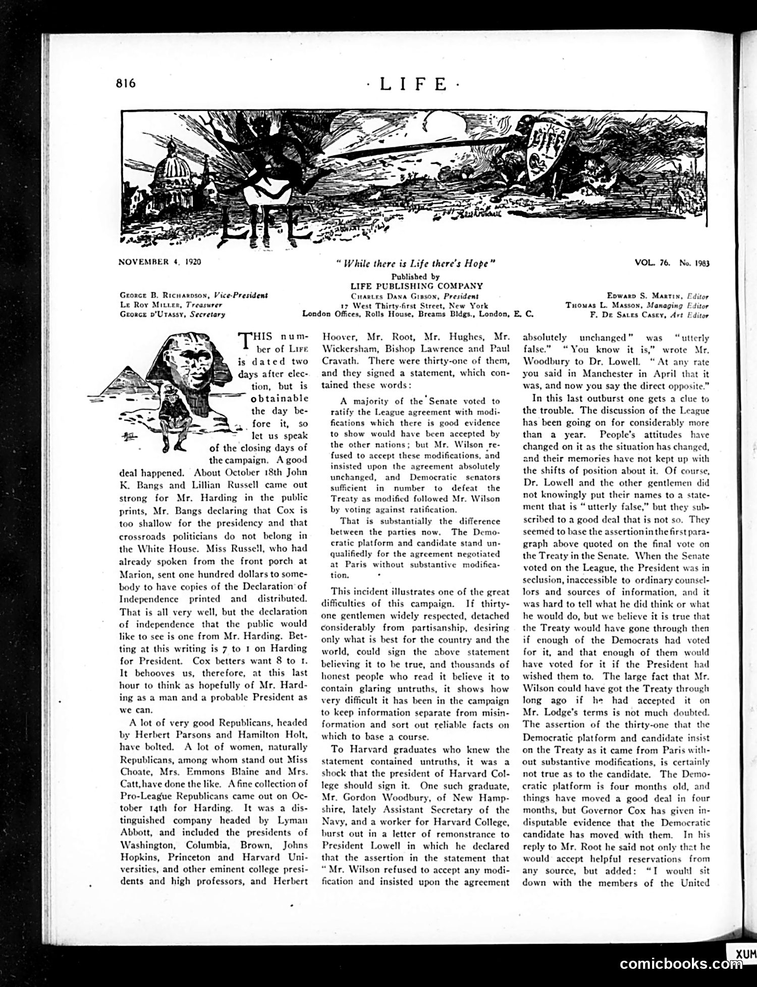 Life — November 4, 1920 — page 28 of 60