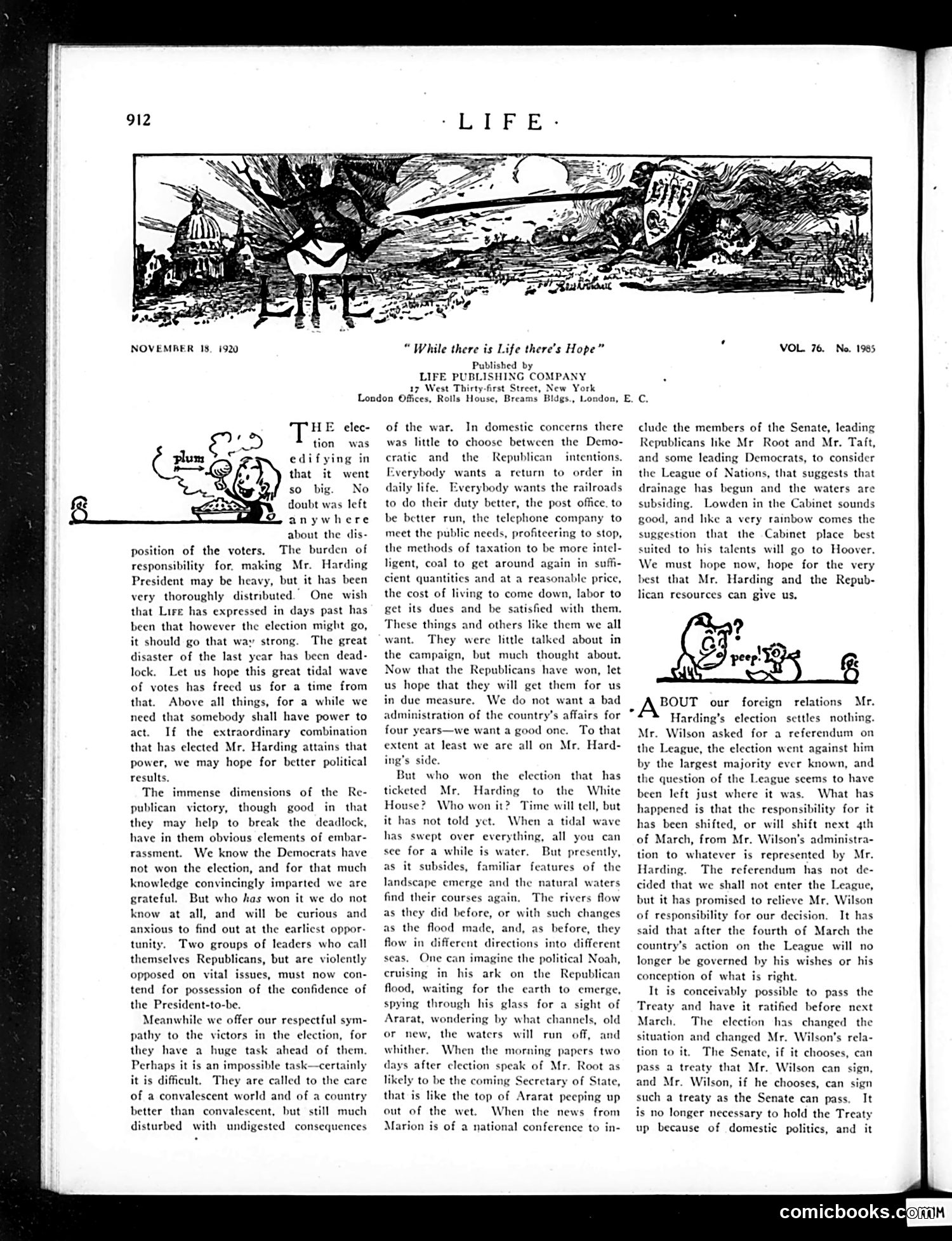 Life — November 18, 1920 — page 20 of 44