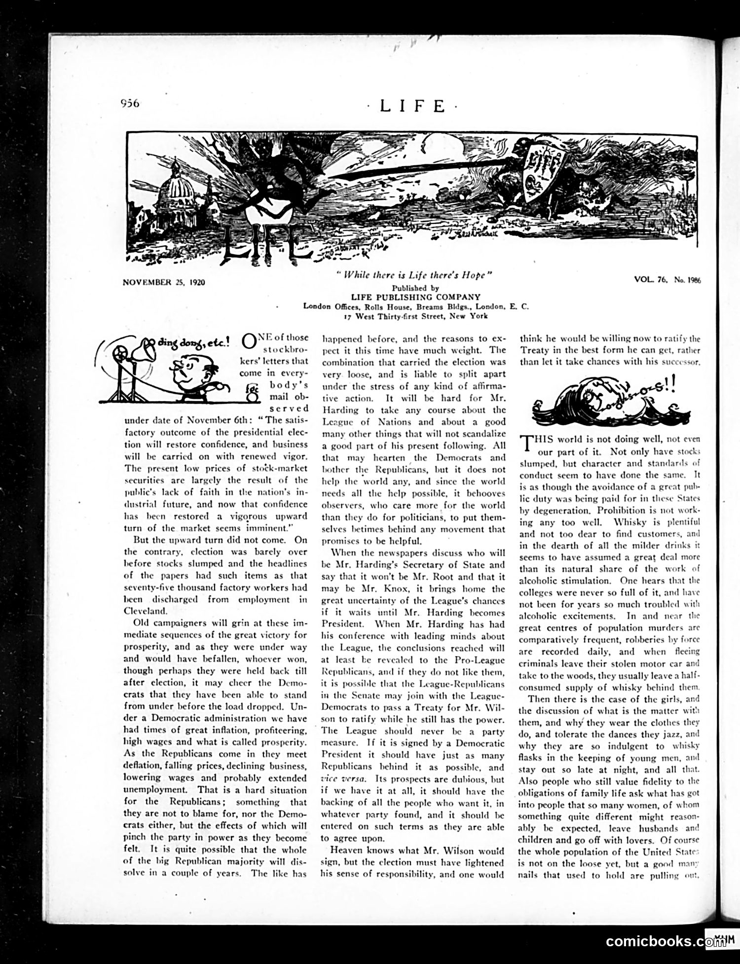 Life — November 25, 1920 — page 20 of 45