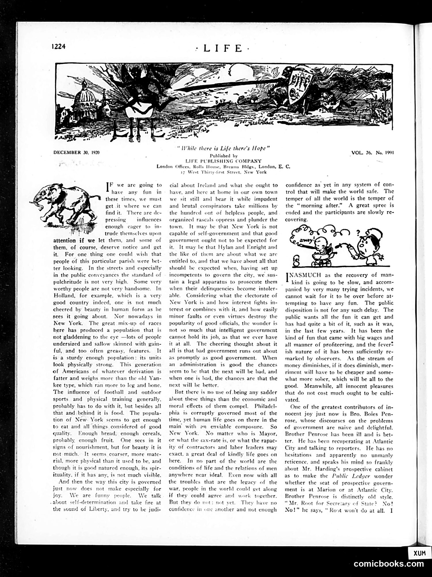 Life — December 30, 1920 — page 16 of 39