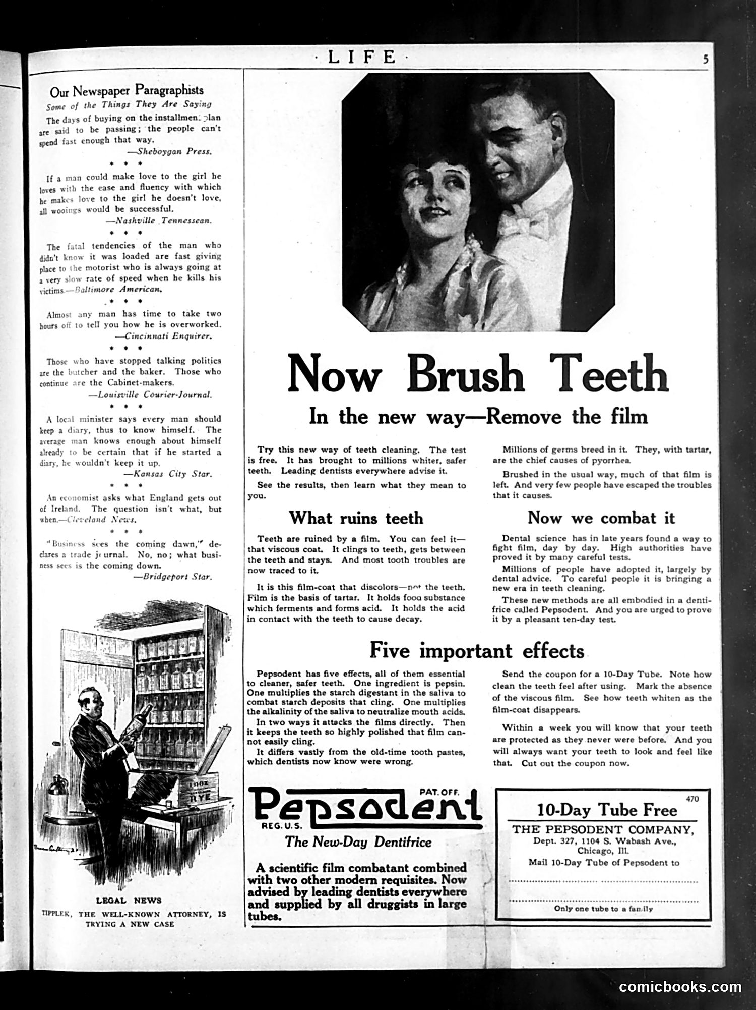Life — January 6, 1921 — page 5 of 44