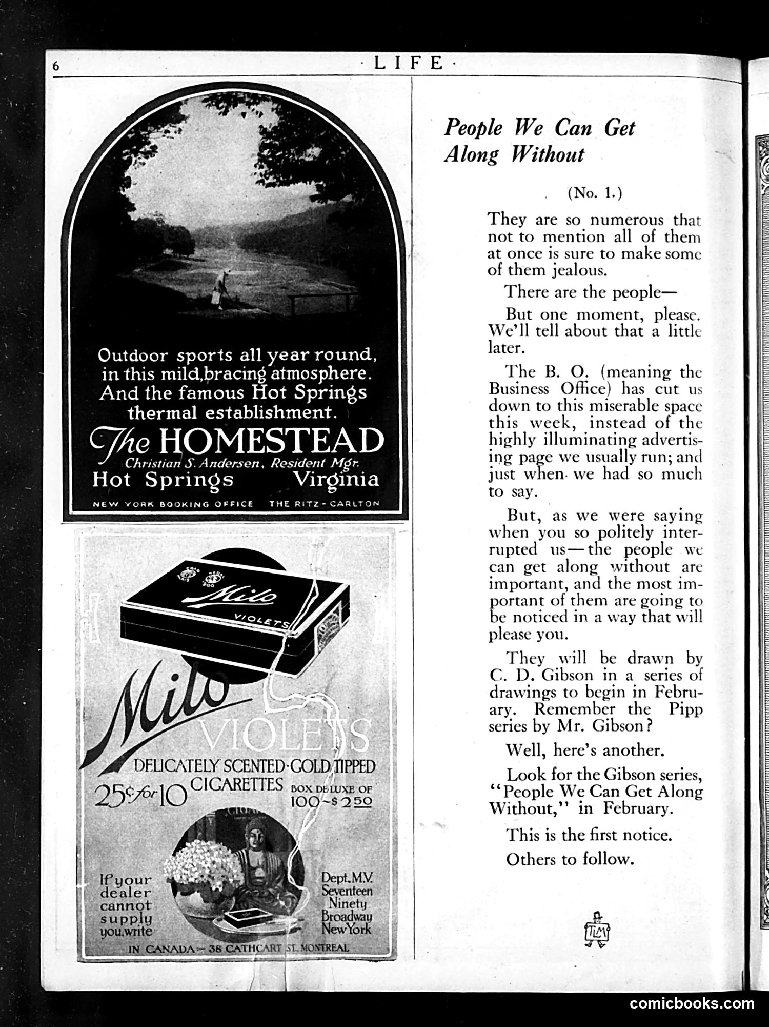 Life — January 6, 1921 — page 6 of 44