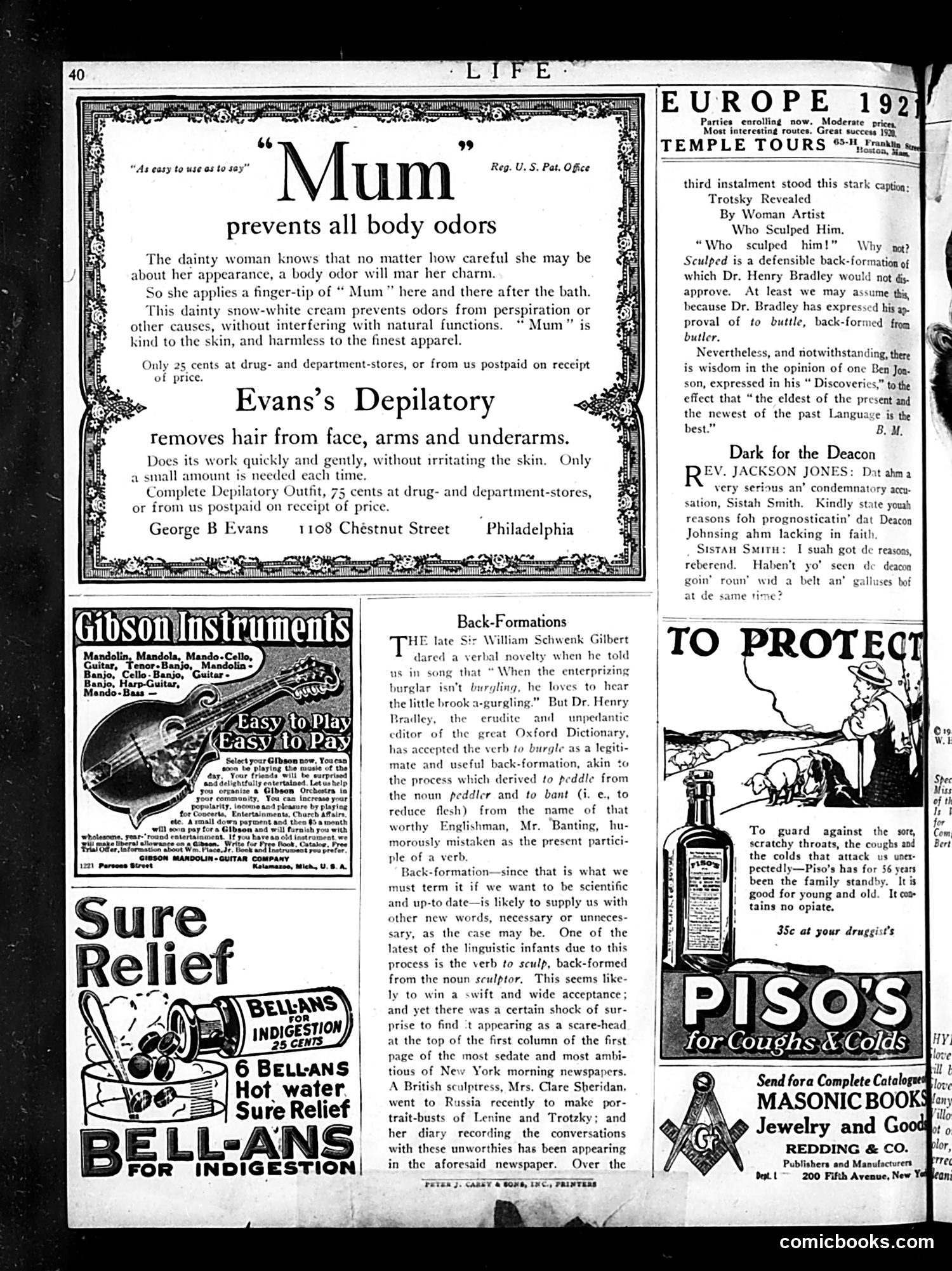 Life — January 6, 1921 — page 40 of 44