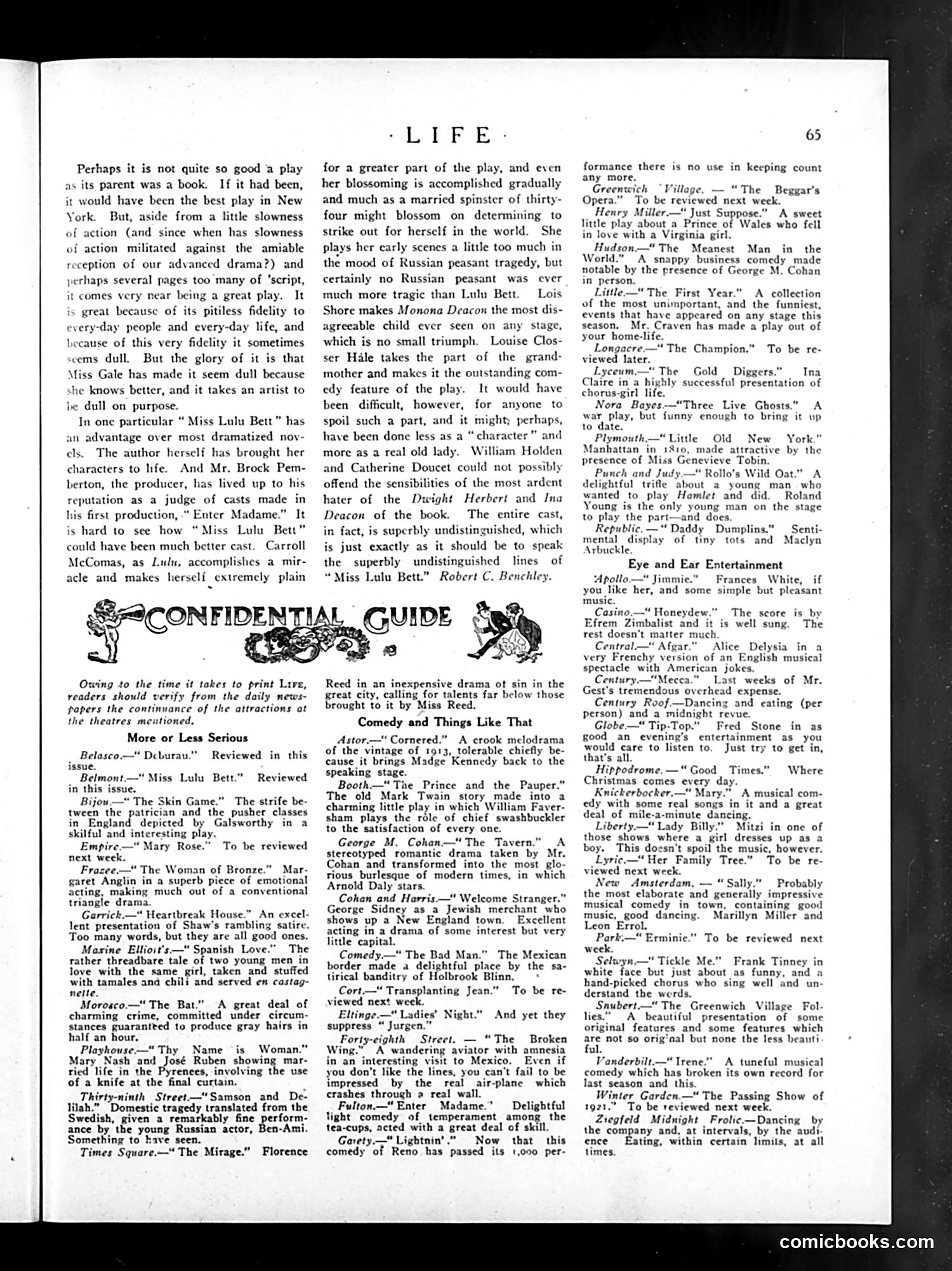 Life — January 13, 1921 — page 21 of 36