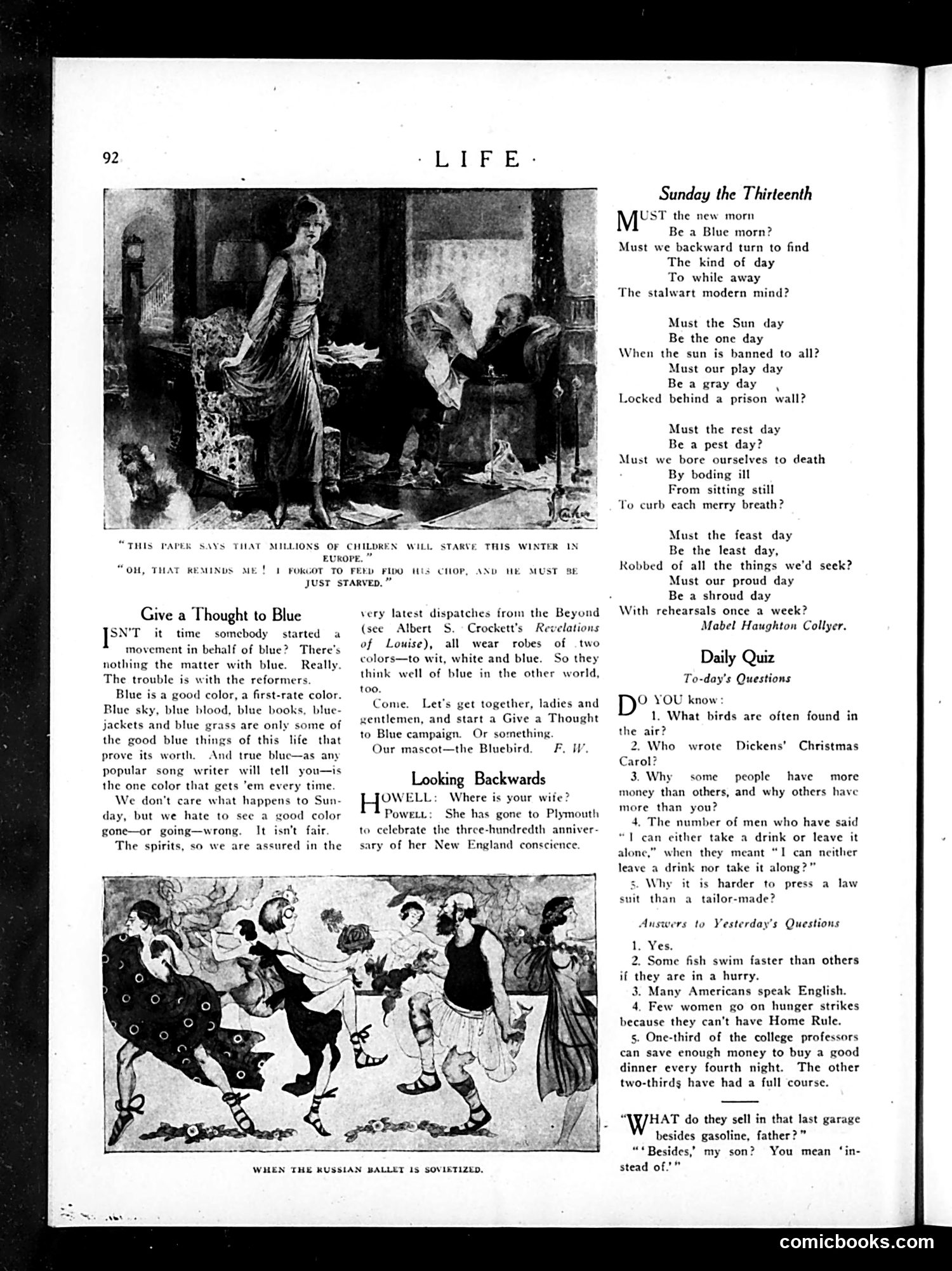 Life — January 20, 1921 — page 12 of 36