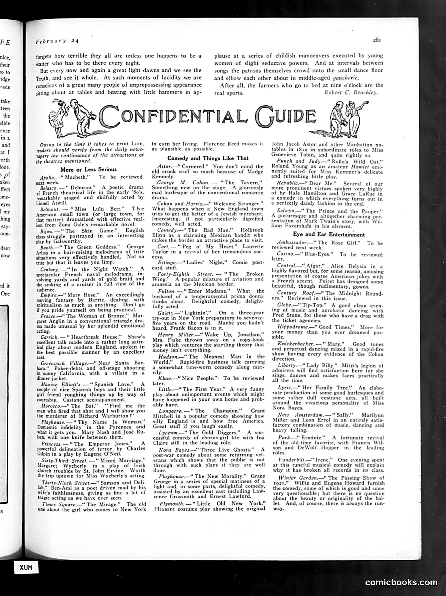 Life — February 24, 1921 — page 19 of 32