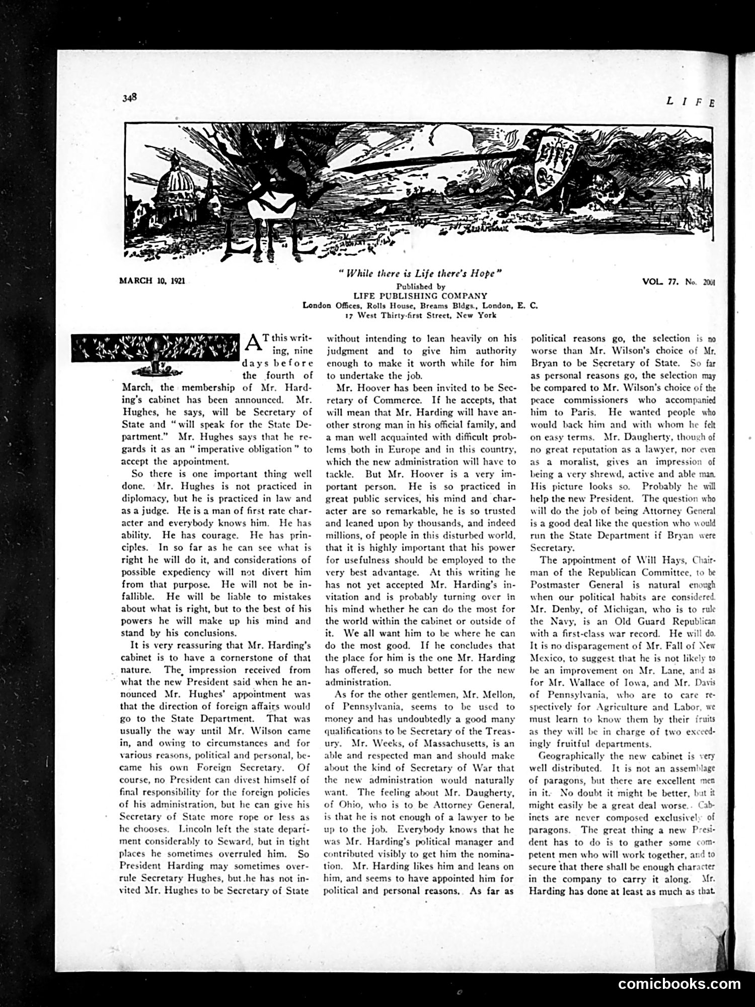 Life — March 10, 1921 — page 16 of 36