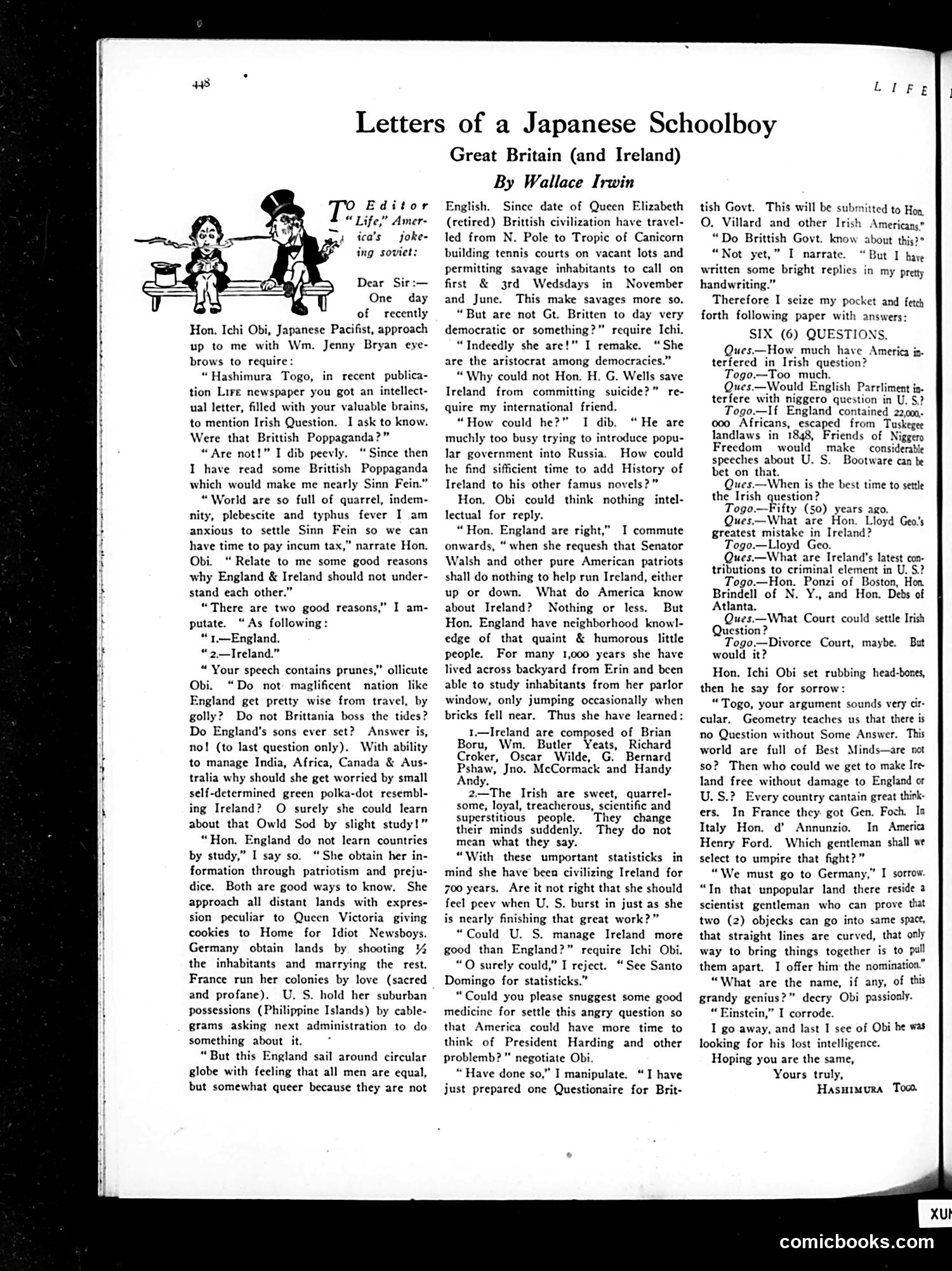 Life — March 31, 1921 — page 4 of 34