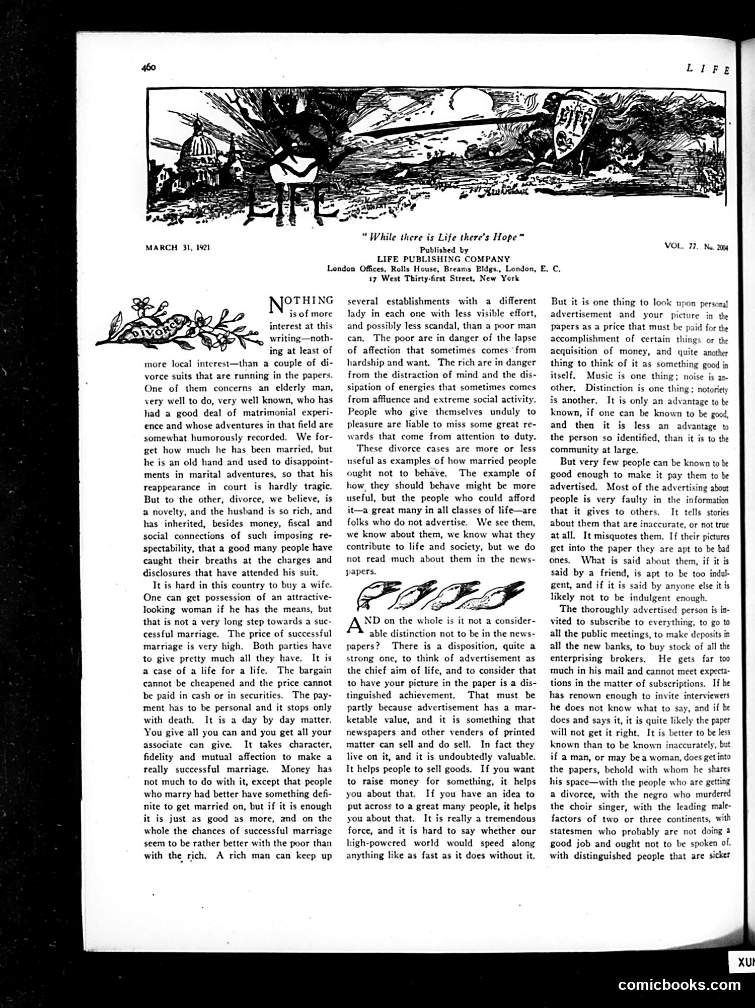 Life — March 31, 1921 — page 16 of 34