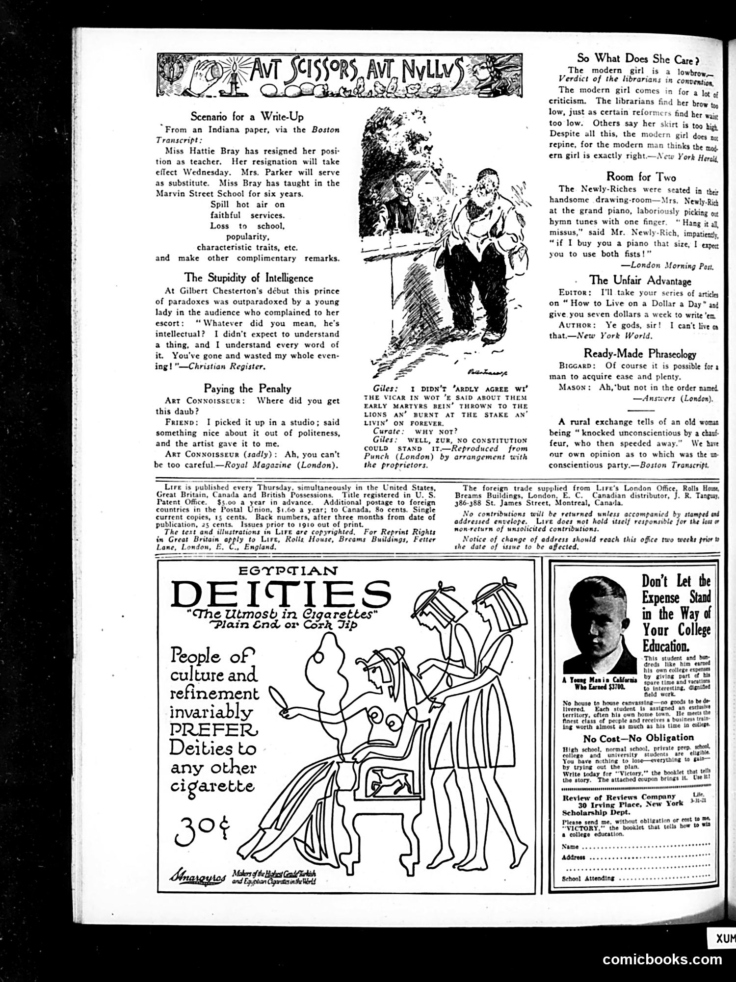 Life — March 31, 1921 — page 32 of 34