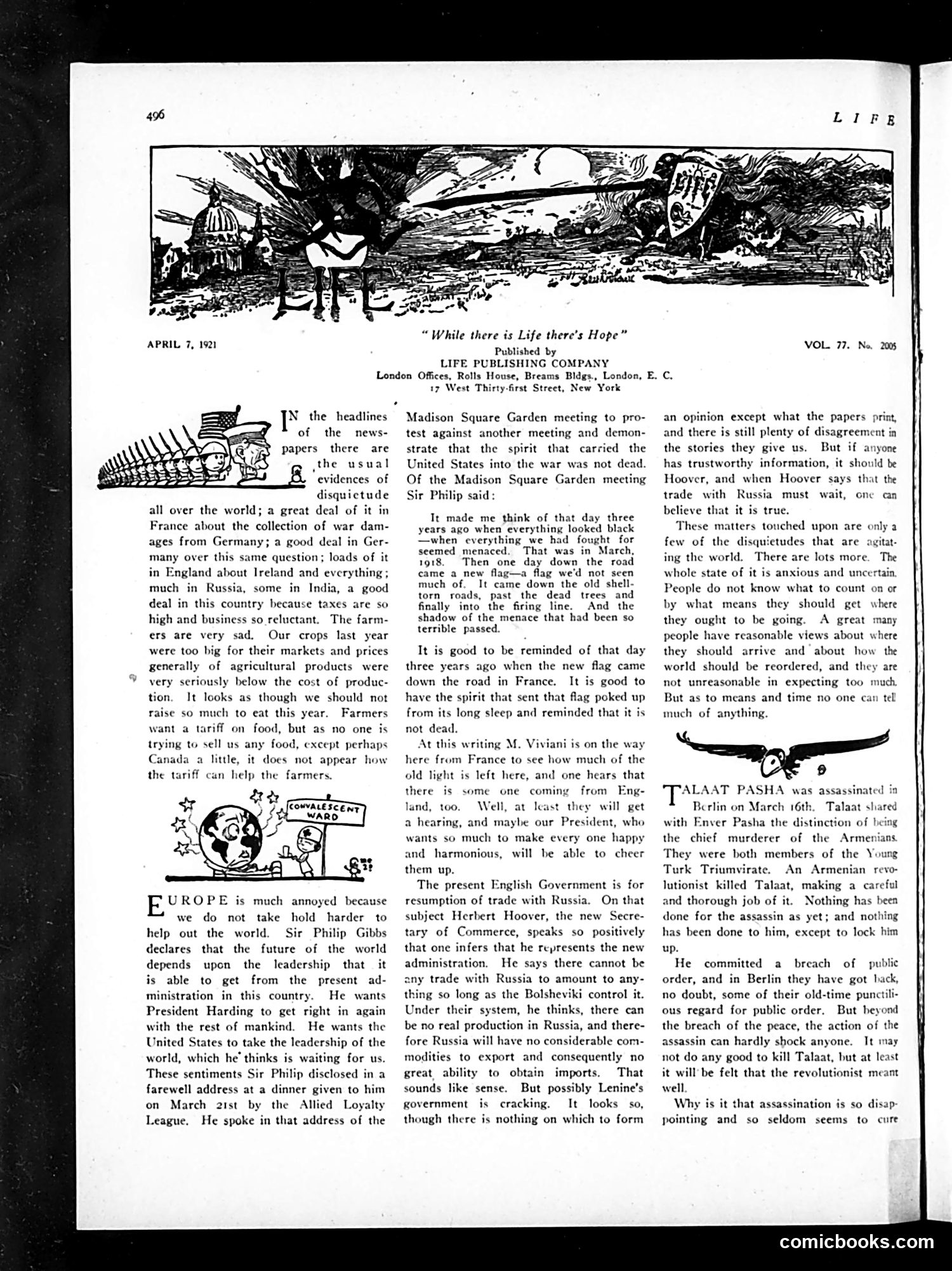 Life — April 7, 1921 — page 18 of 38