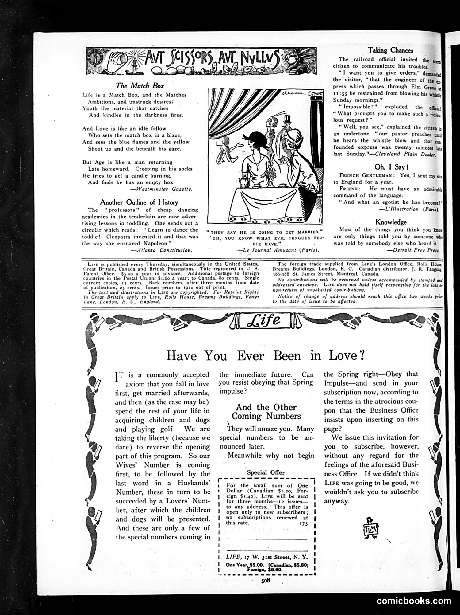 Life — April 7, 1921 — page 30 of 38