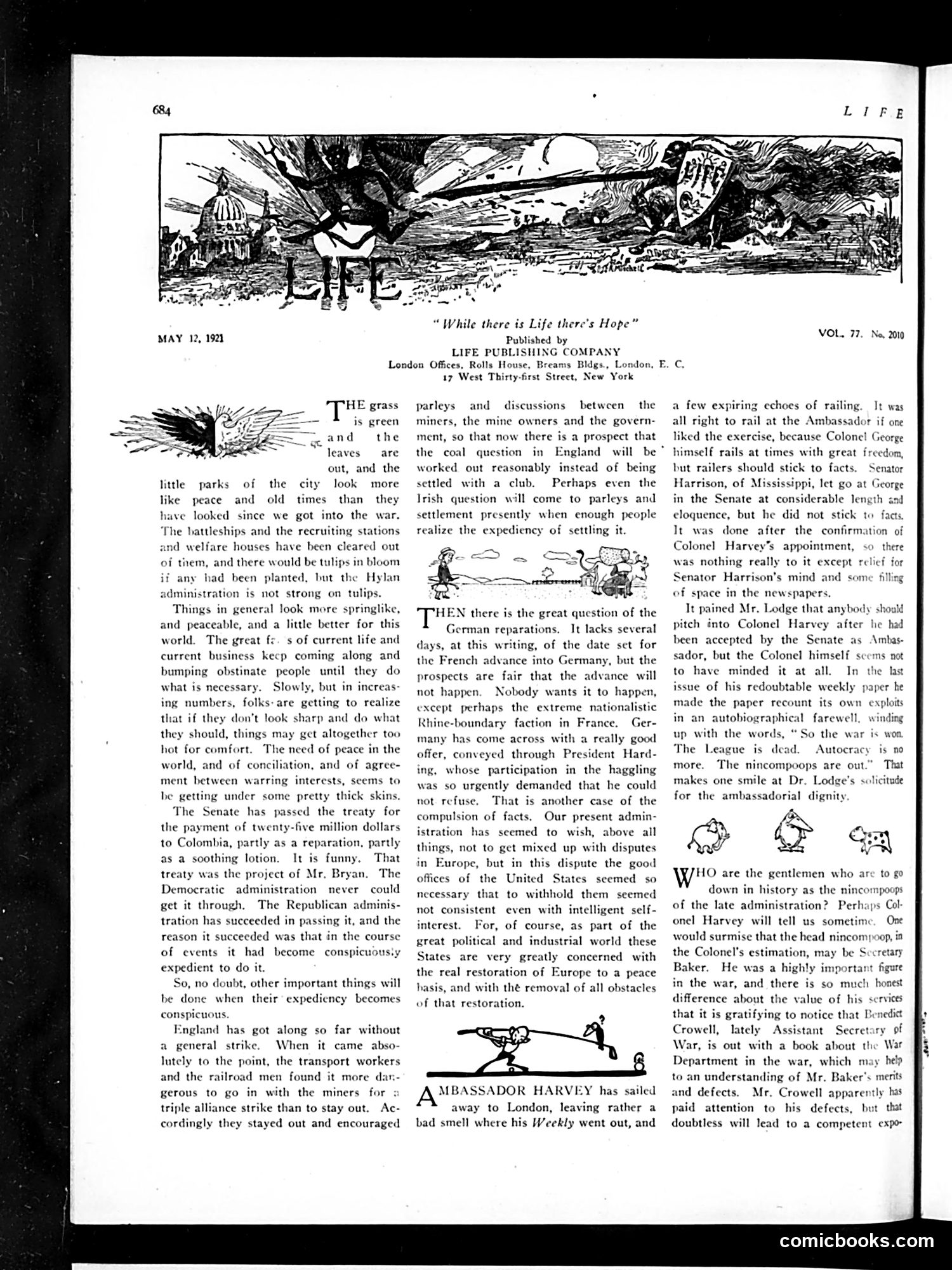 Life — May 12, 1921 — page 16 of 36