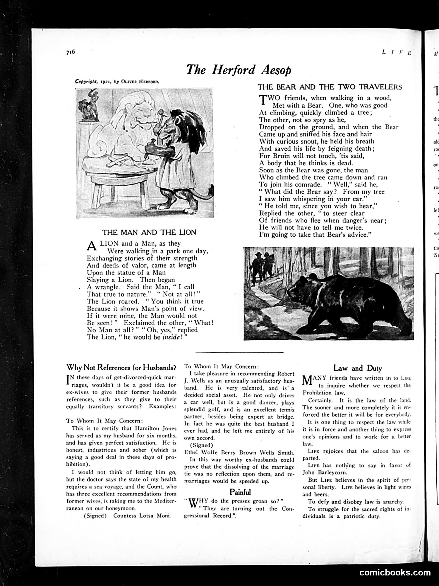 Life — May 19, 1921 — page 12 of 36