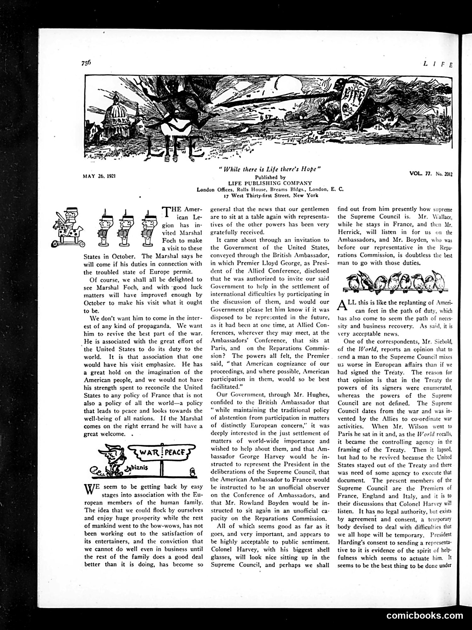 Life — May 26, 1921 — page 16 of 36