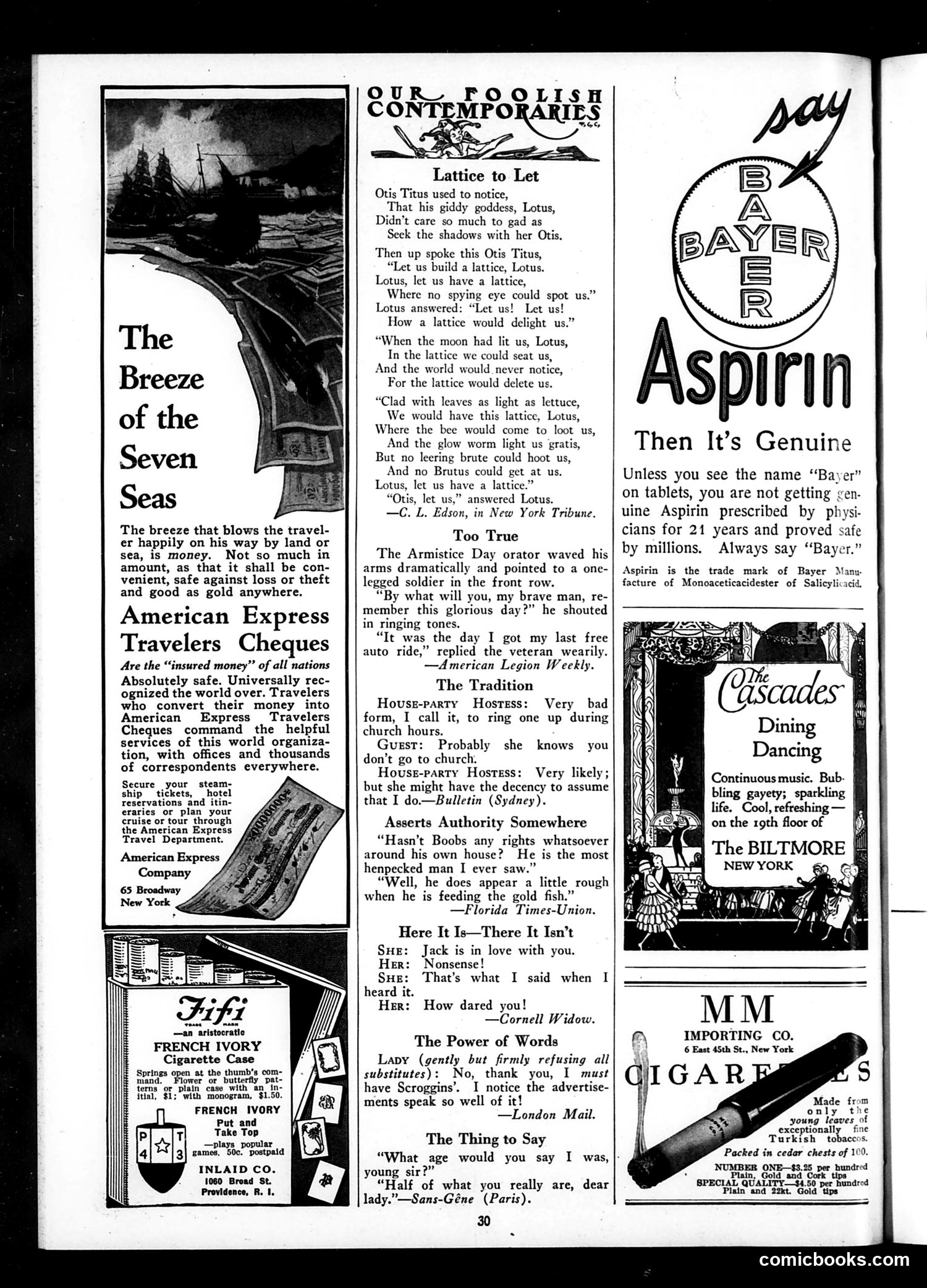 Life — July 28, 1921 — page 32 of 34
