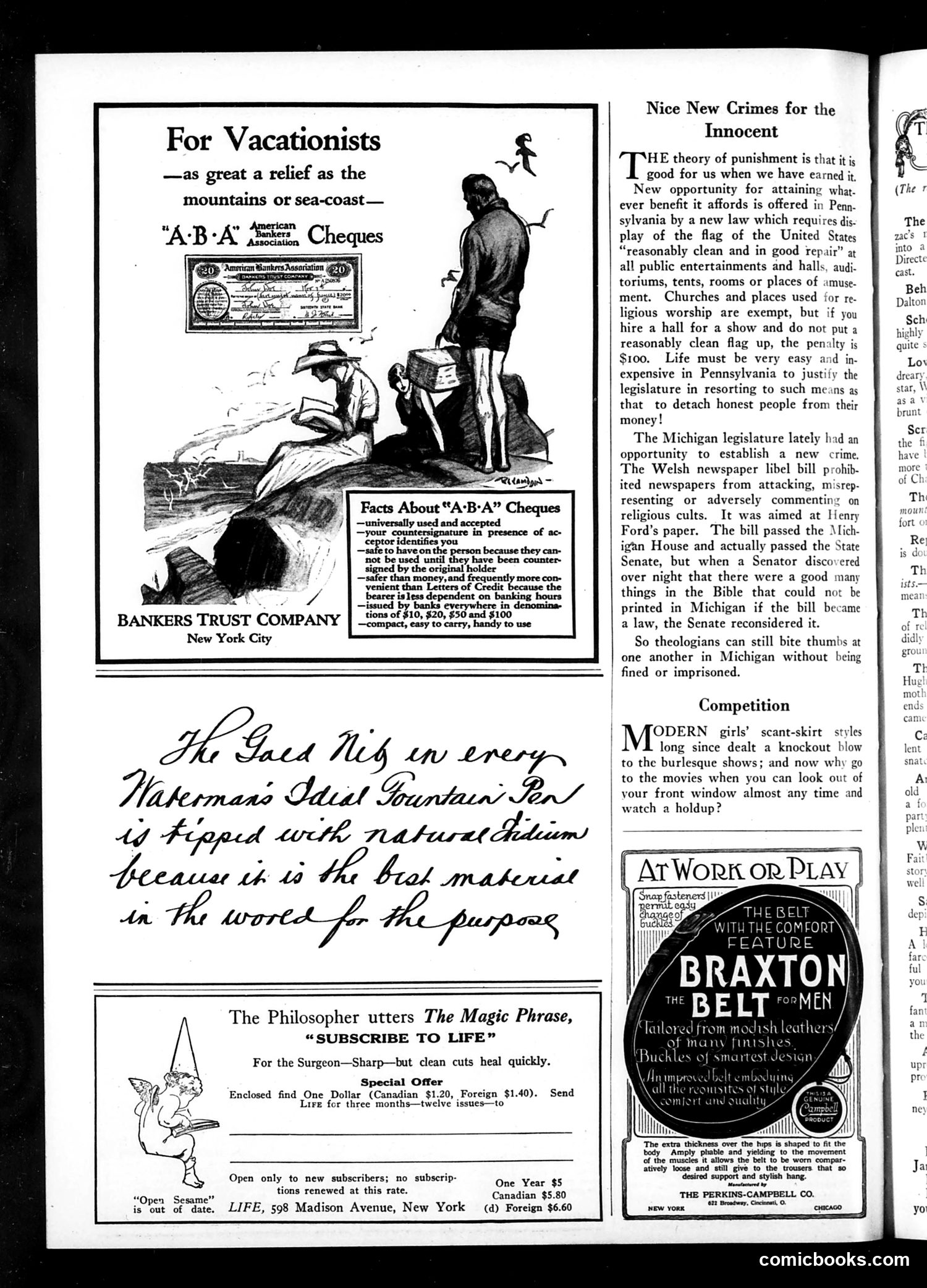 Life — August 4, 1921 — page 30 of 34