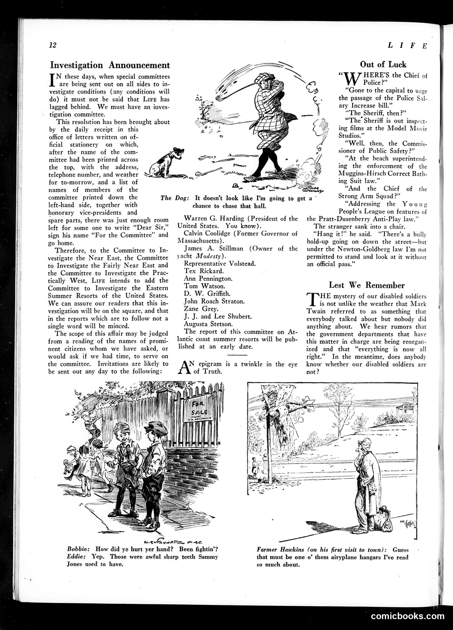 Life — August 11, 1921 — page 14 of 40