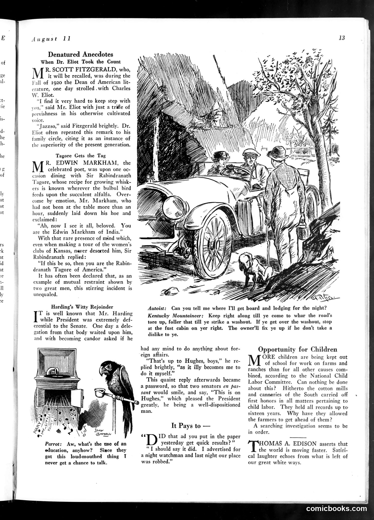 Life — August 11, 1921 — page 15 of 40
