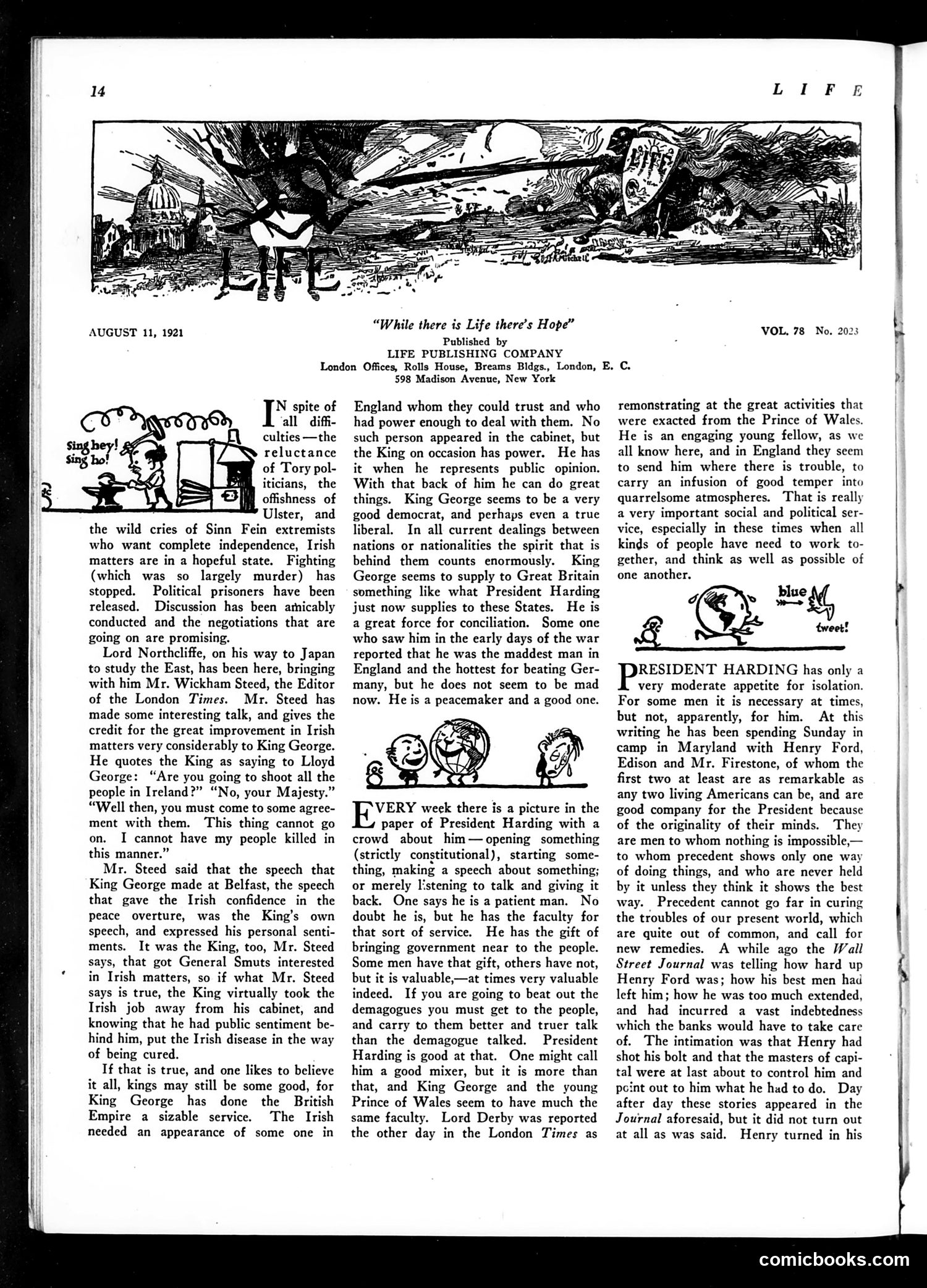 Life — August 11, 1921 — page 16 of 40
