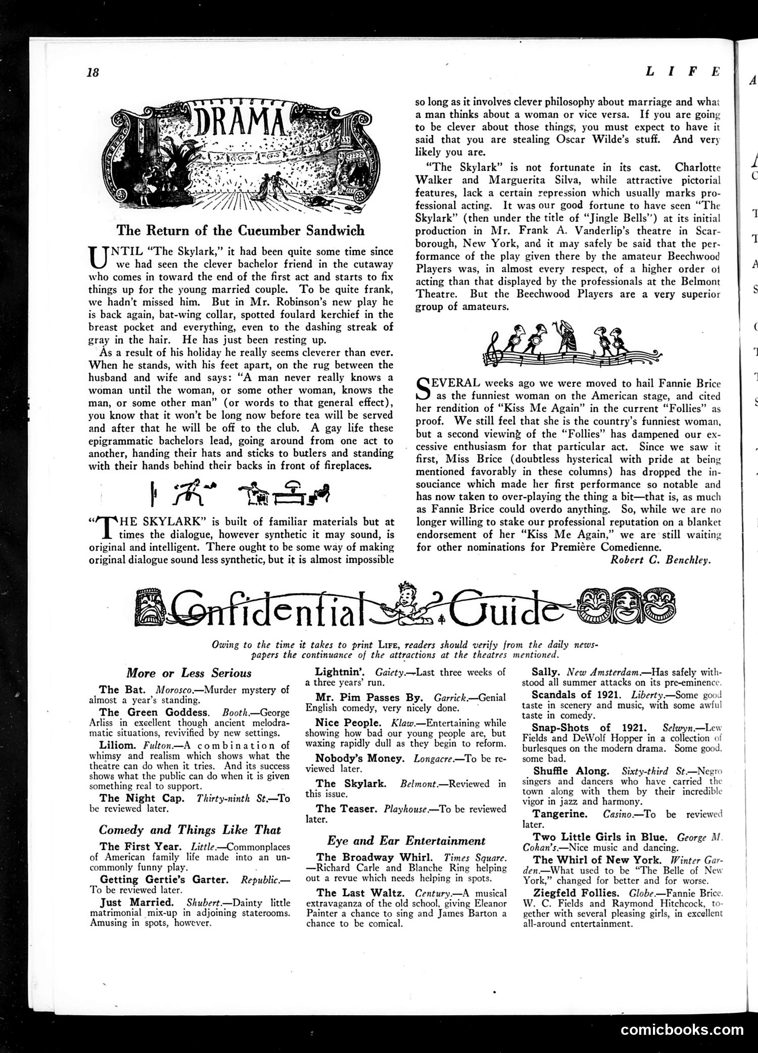 Life — August 11, 1921 — page 20 of 40