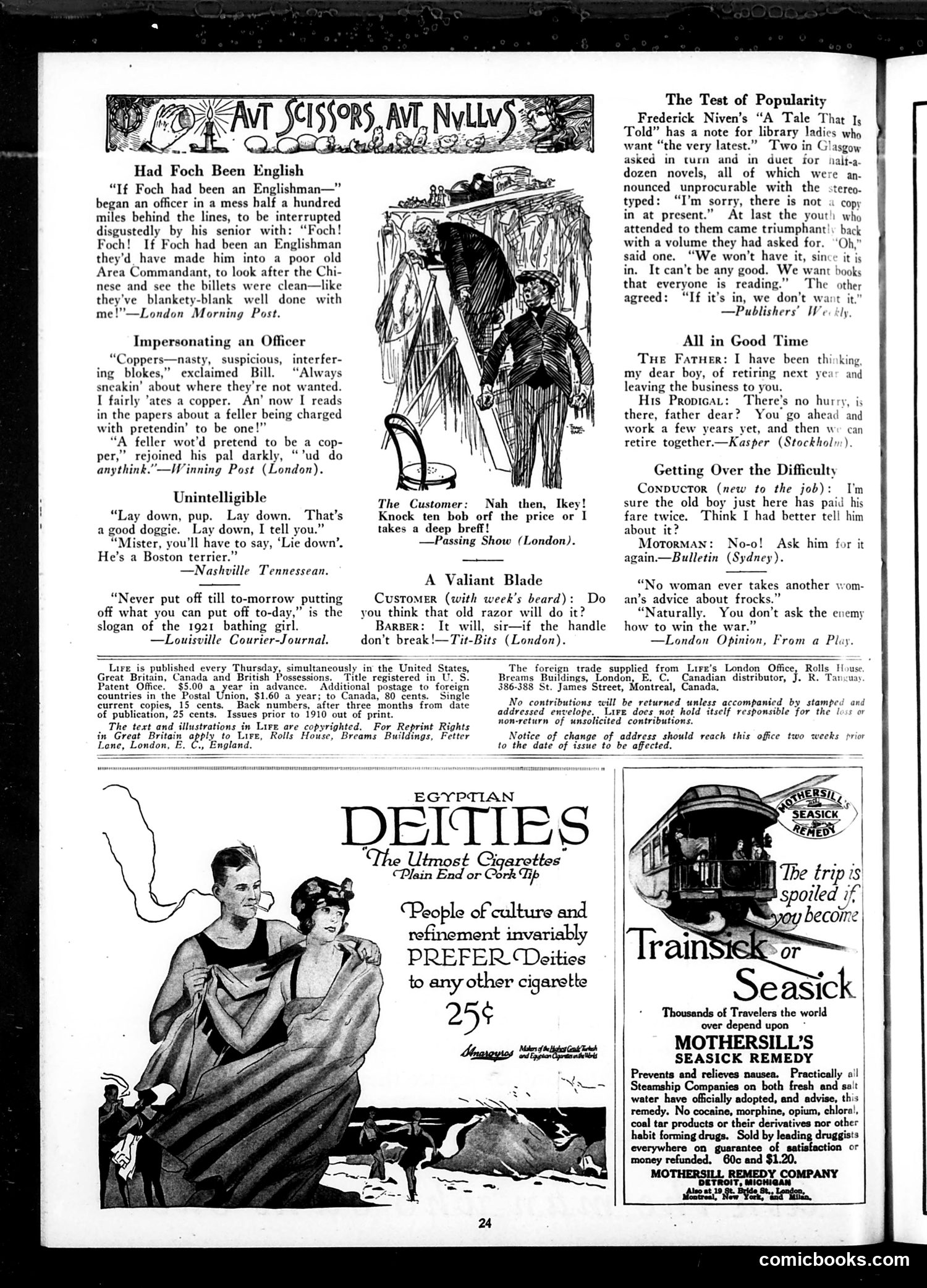 Life — August 11, 1921 — page 32 of 40