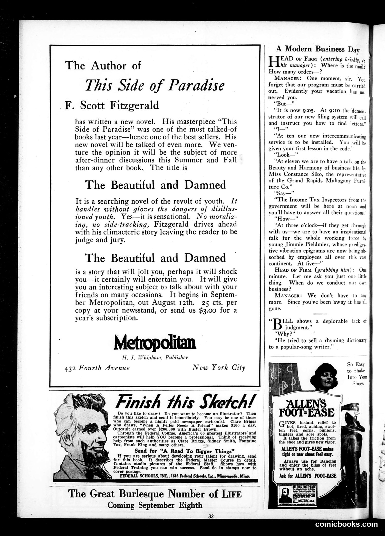 Life — August 11, 1921 — page 40 of 40