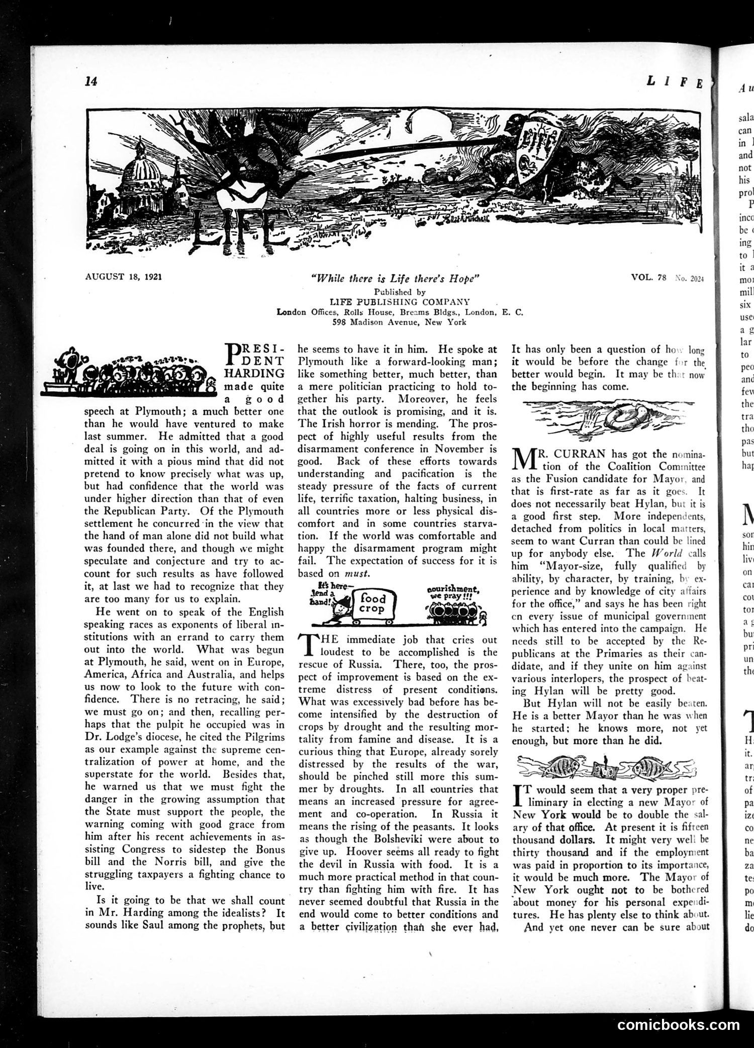 Life — August 18, 1921 — page 16 of 35